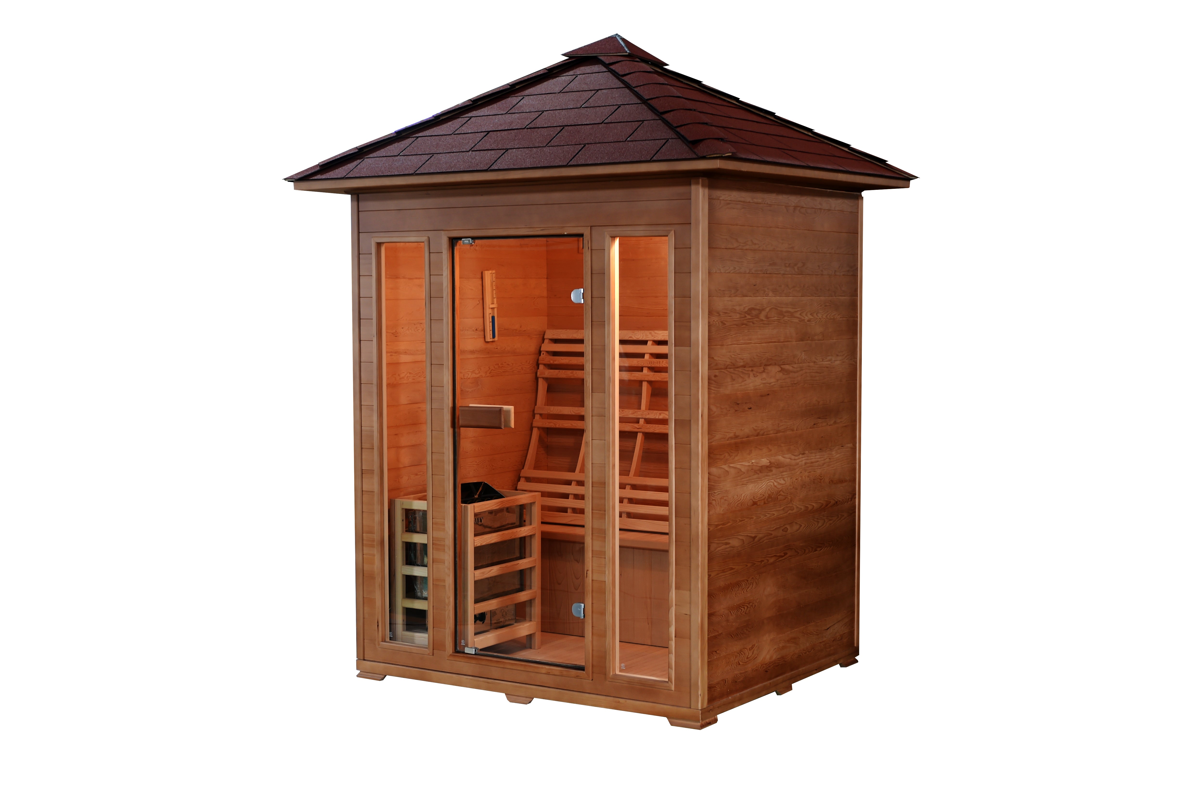 SunRay Waverly 3-Person Outdoor Traditional Sauna