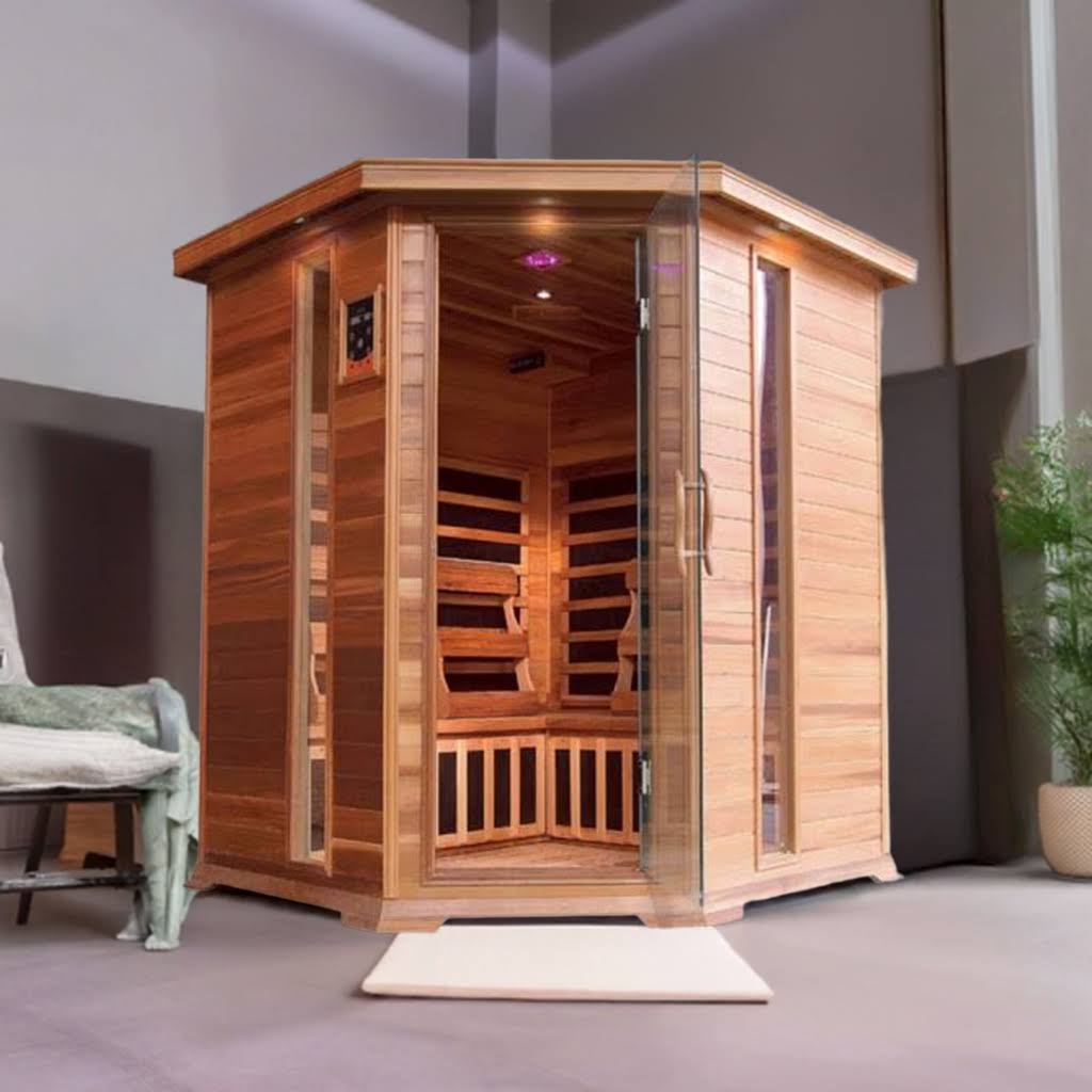 SunRay Bristol Bay 4-Person Indoor Corner Sauna