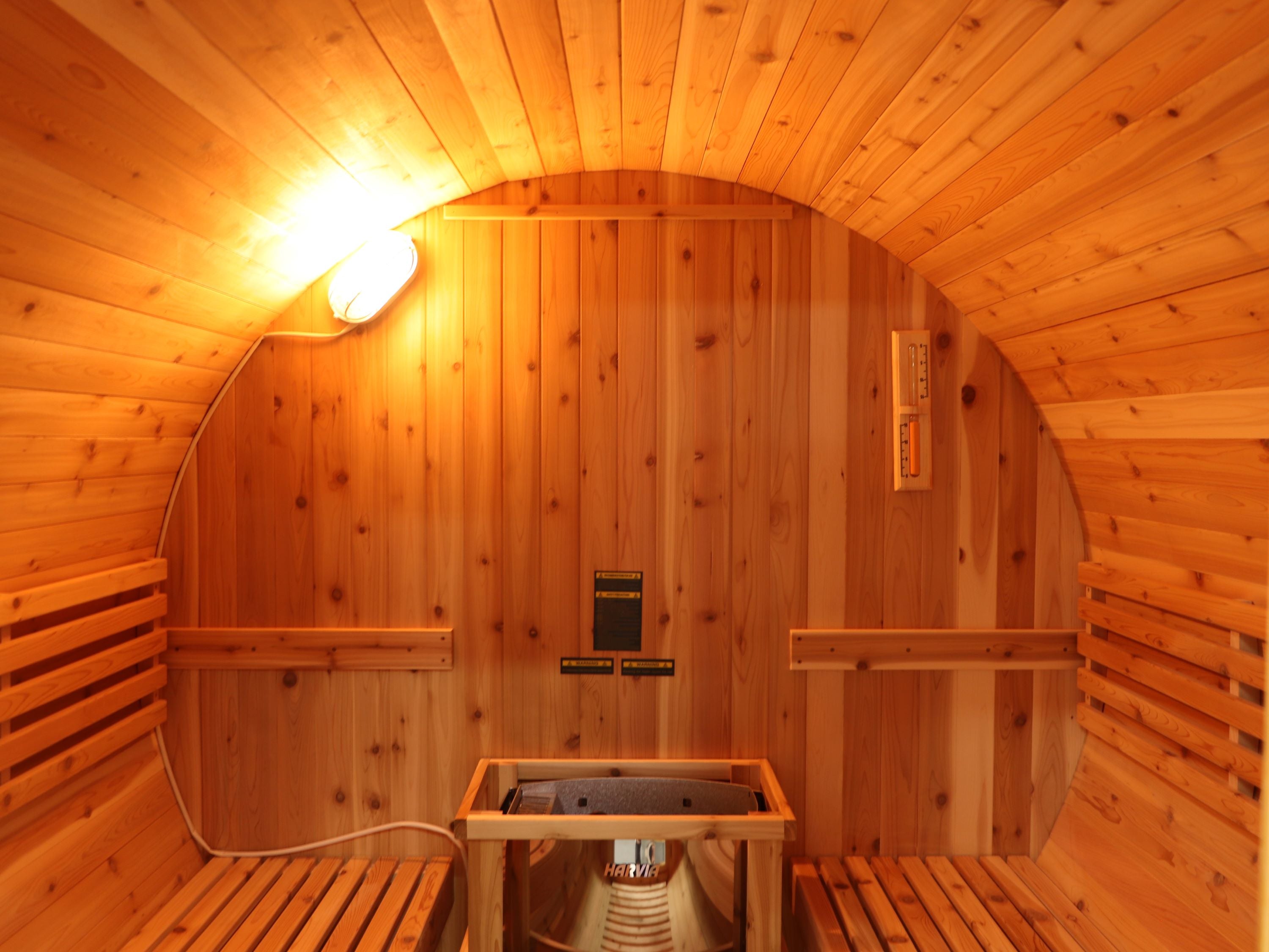 SunRay Galley 4 Person Barrel Sauna