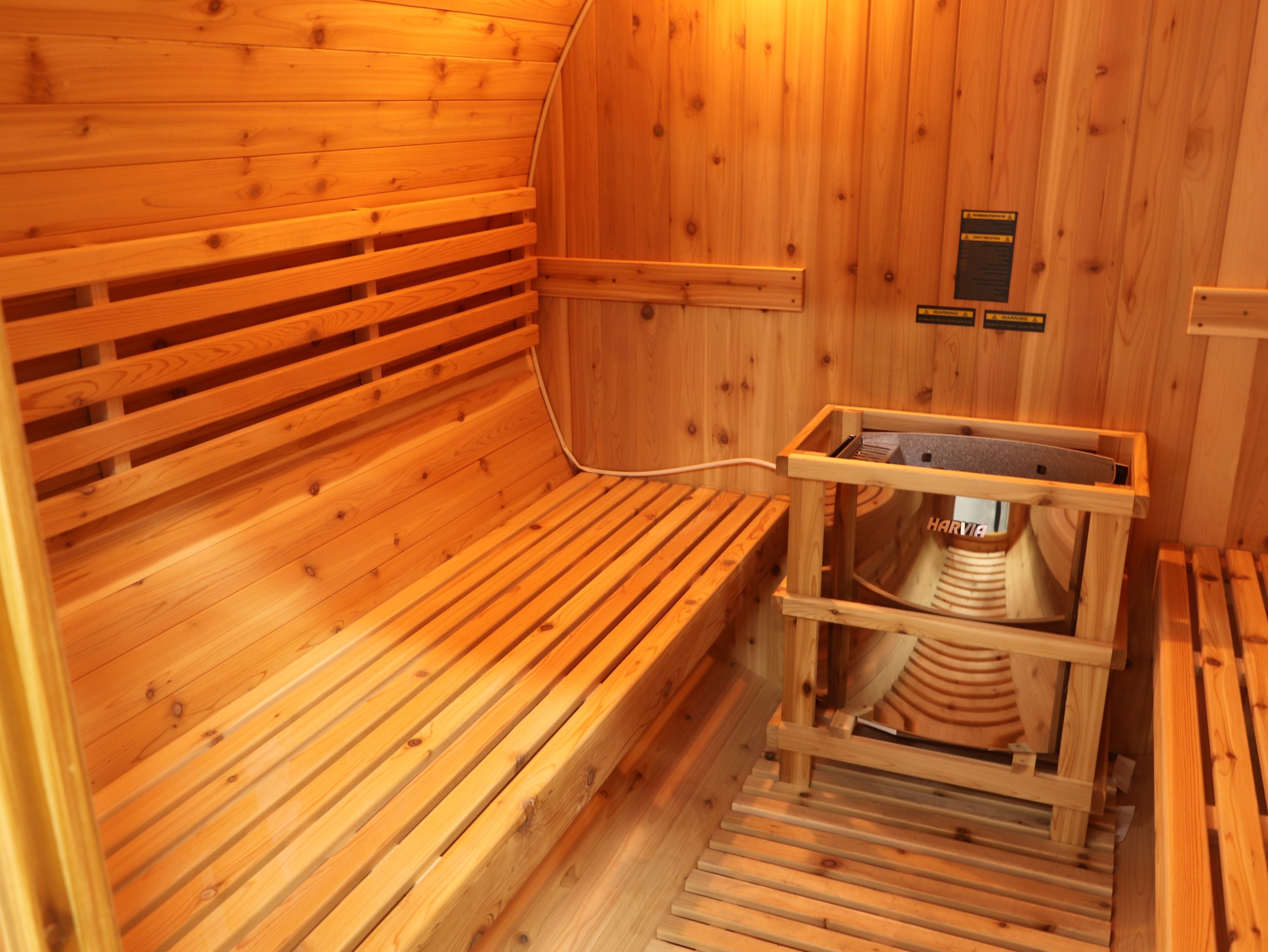 SunRay Galley 4 Person Barrel Sauna