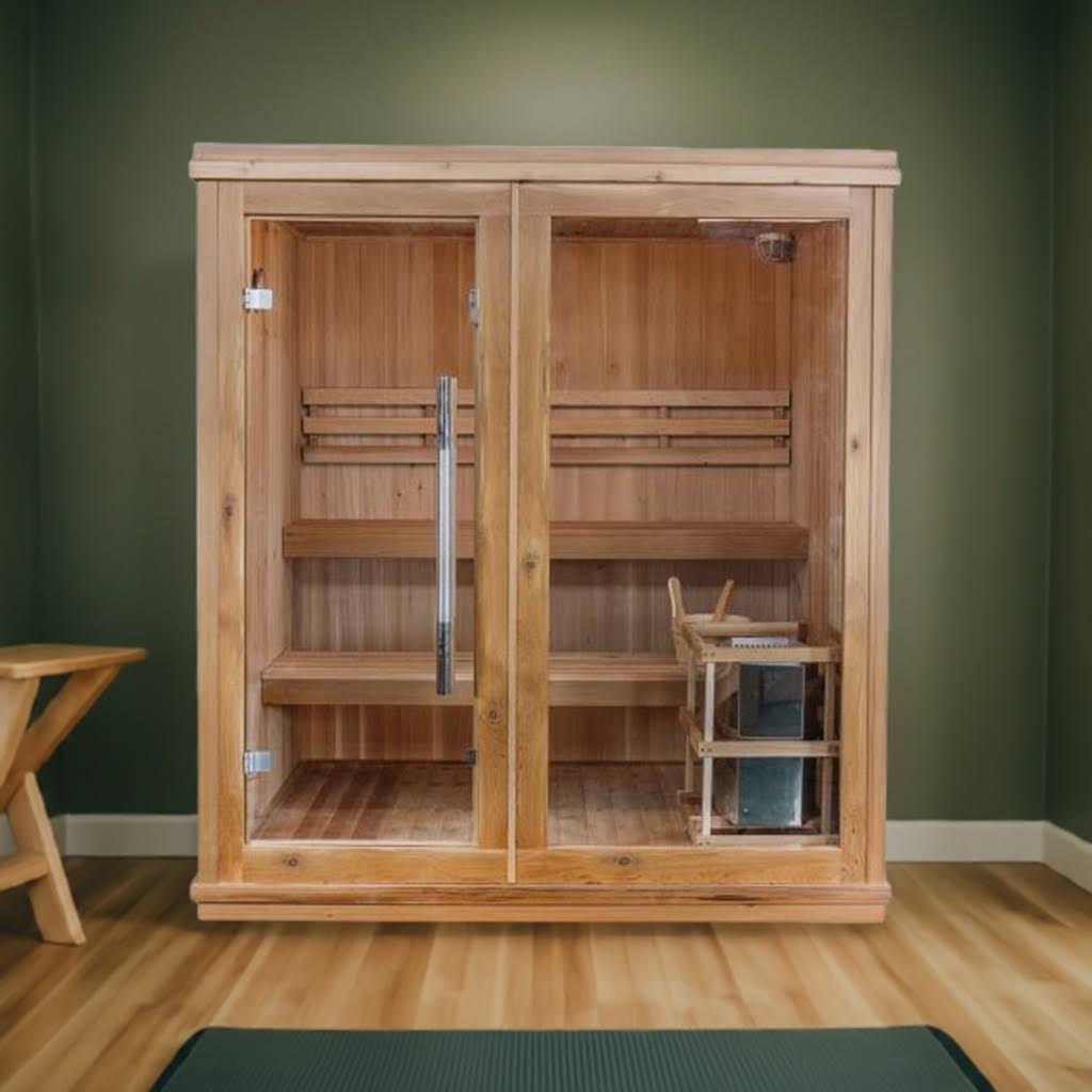 SunRay Charleston 4-Person Indoor Traditional Sauna