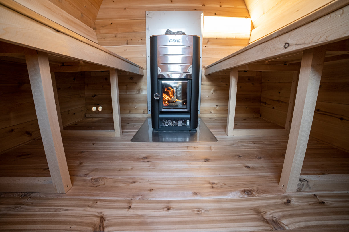 LeisureCraft Canadian Timber MiniPOD Outdoor Sauna