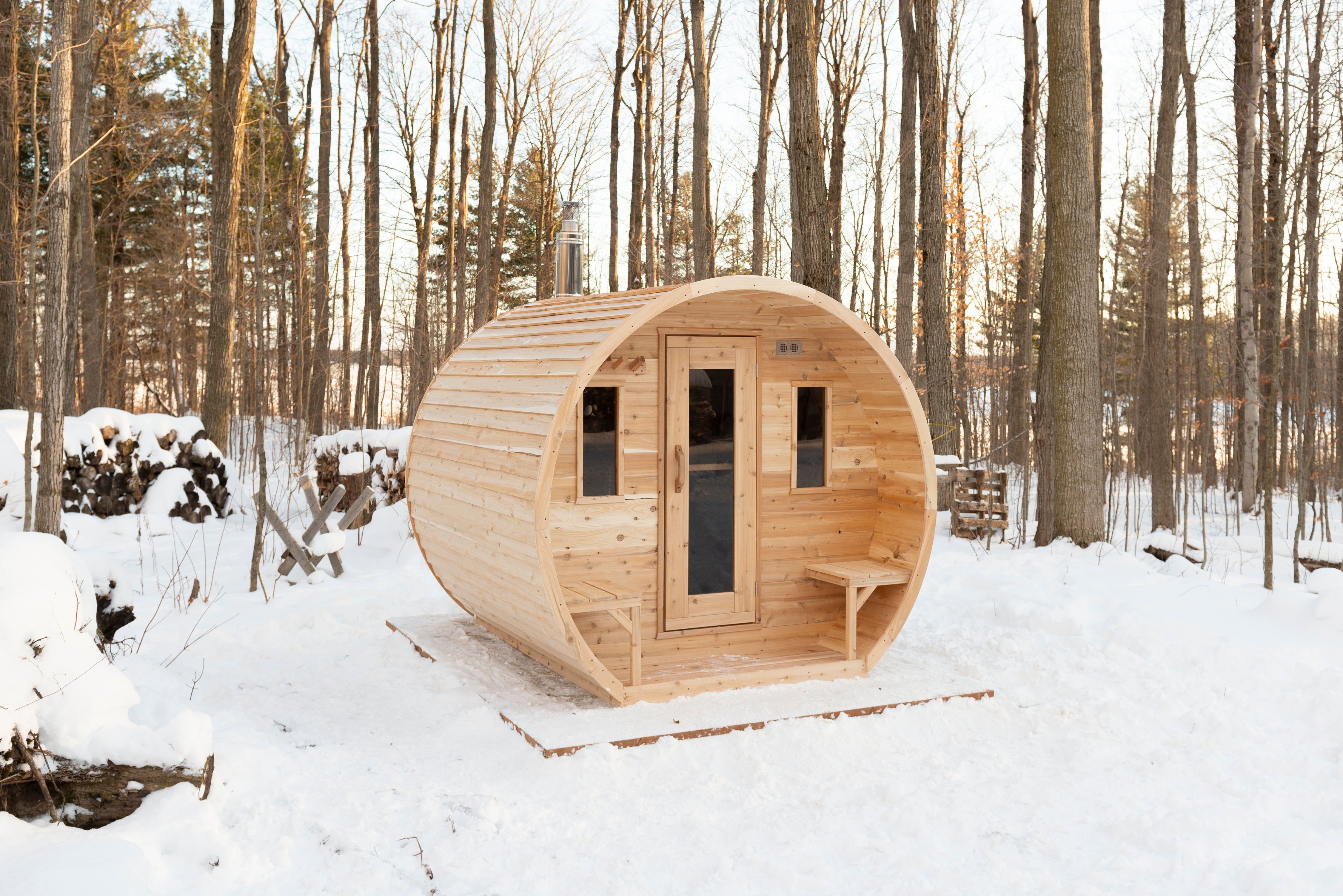 LeisureCraft Elation Barrel Sauna