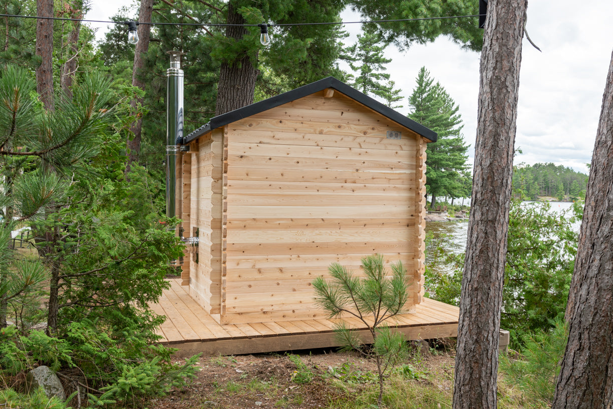LeisureCraft Georgian Outdoor Cabin Sauna