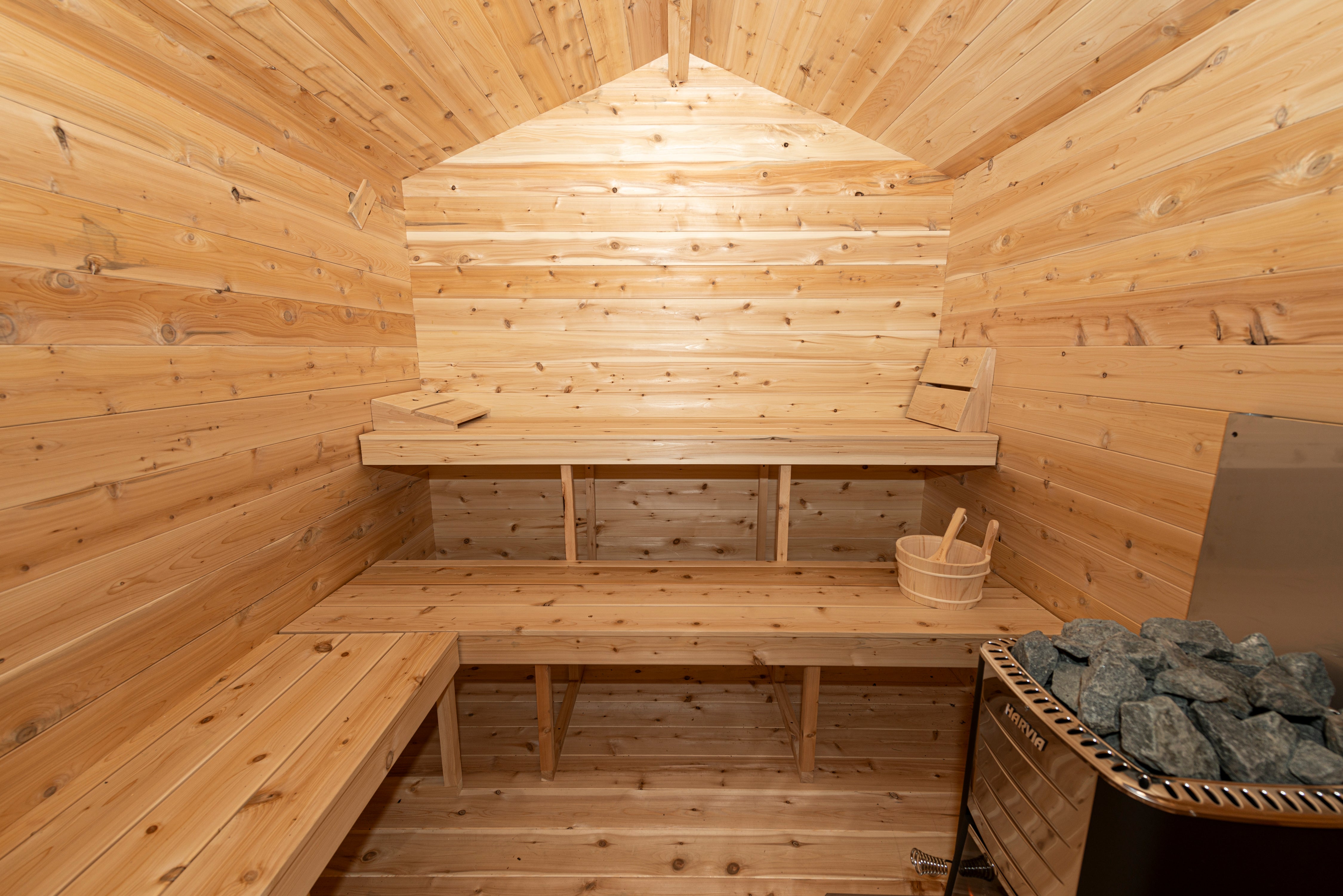 LeisureCraft Georgian Cabin Sauna with Changeroom