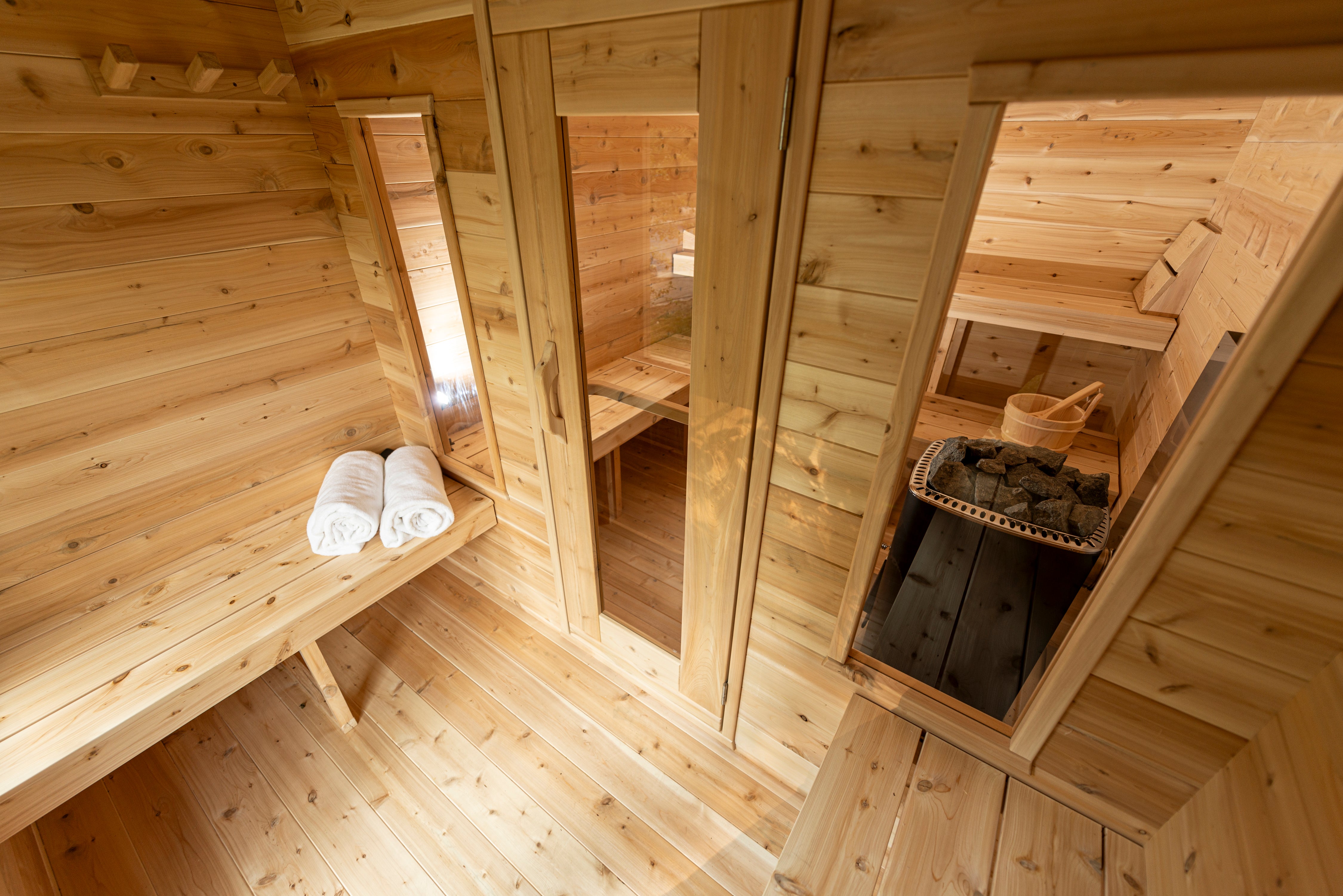 LeisureCraft Georgian Cabin Sauna with Changeroom
