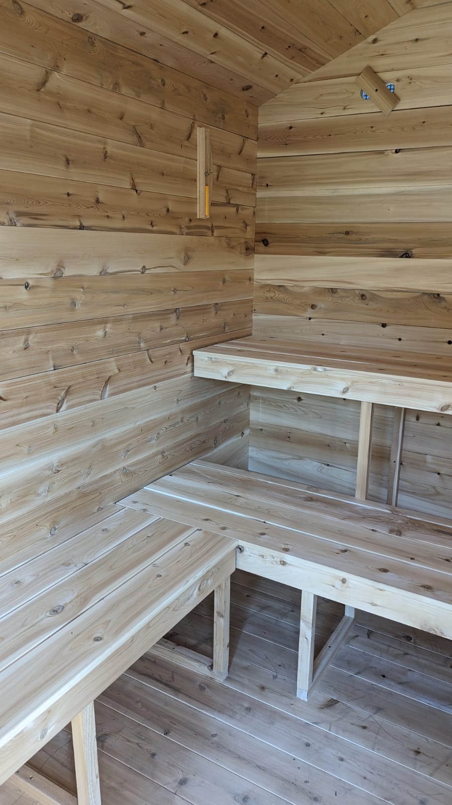 LeisureCraft Georgian Cabin Sauna with Porch