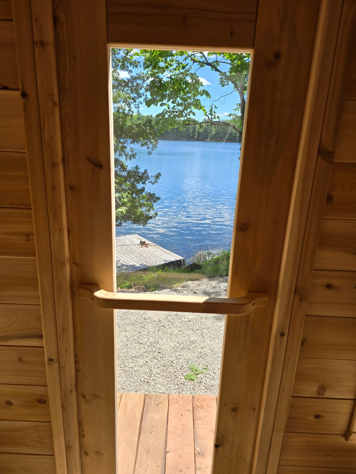LeisureCraft Georgian Cabin Sauna with Porch