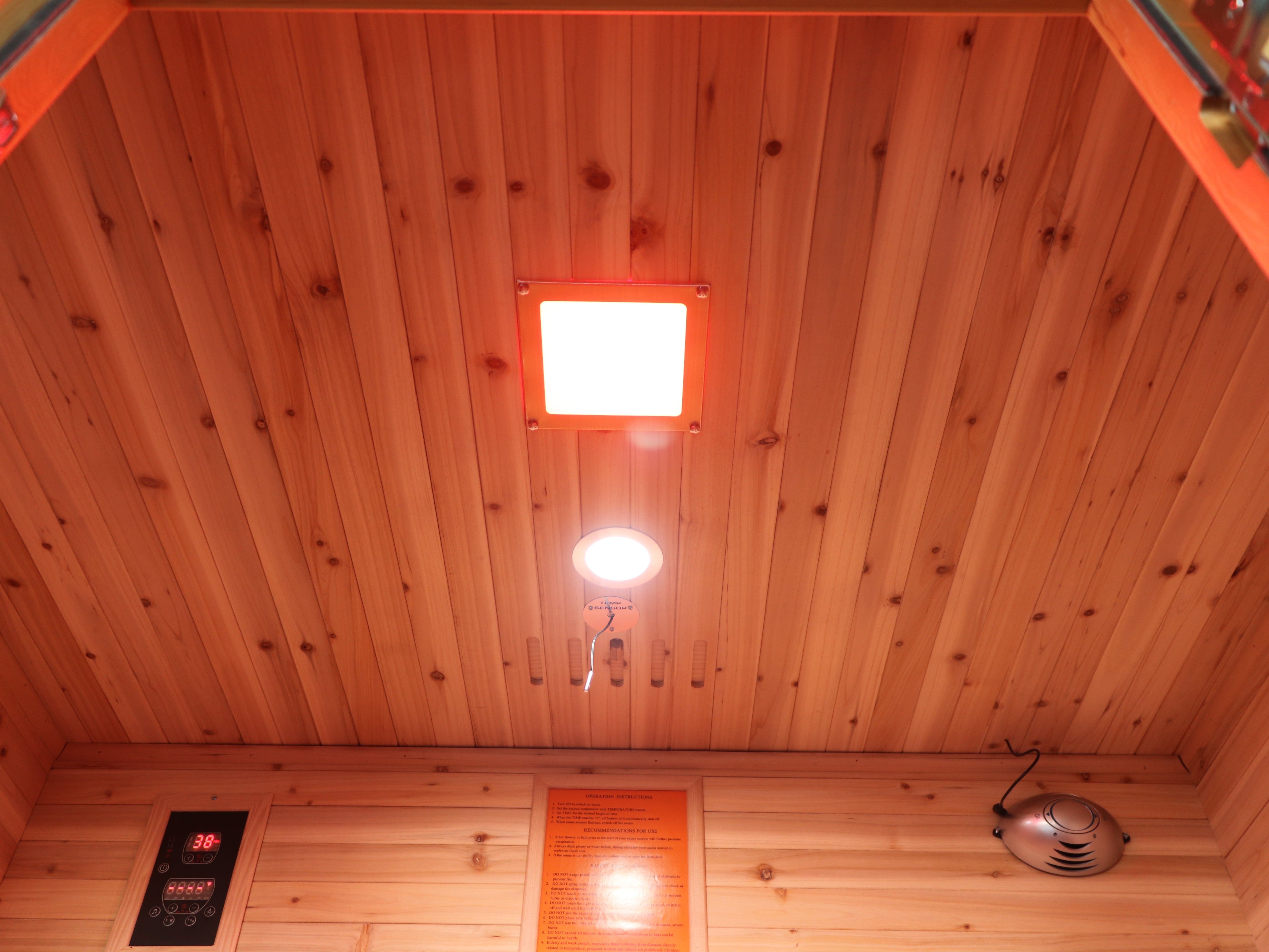 SunRay Grandby 3-Person Outdoor Sauna
