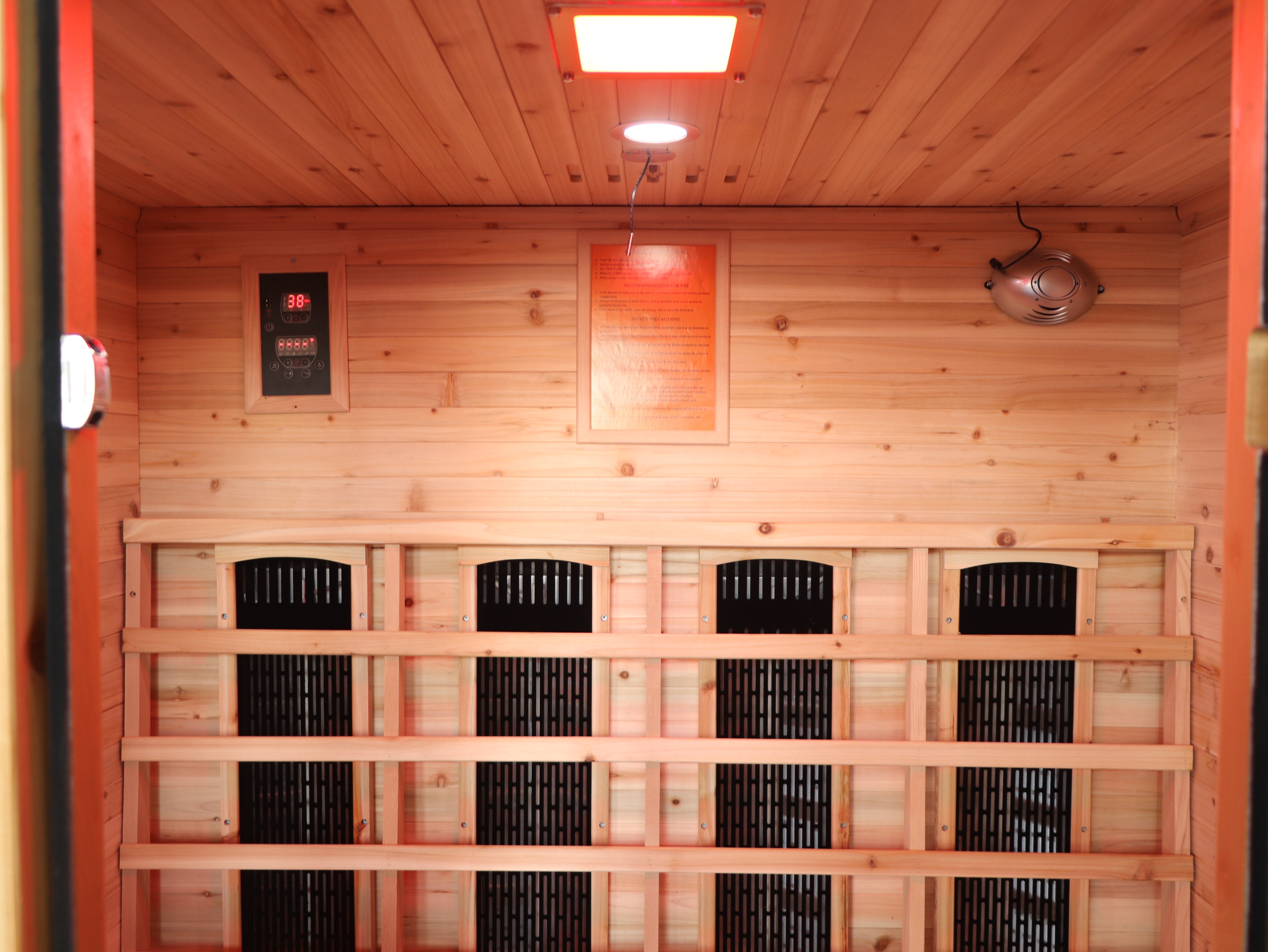 SunRay Grandby 3-Person Outdoor Sauna