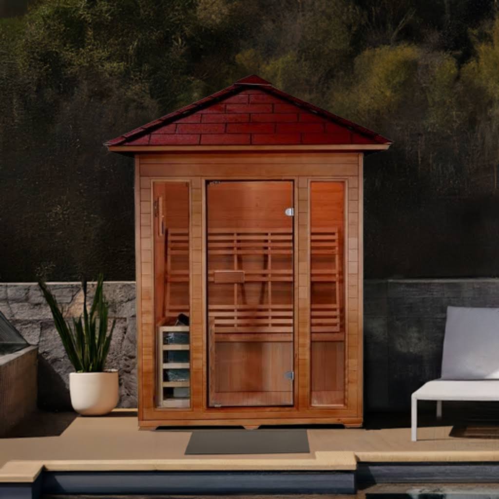 SunRay Waverly 3-Person Outdoor Traditional Sauna