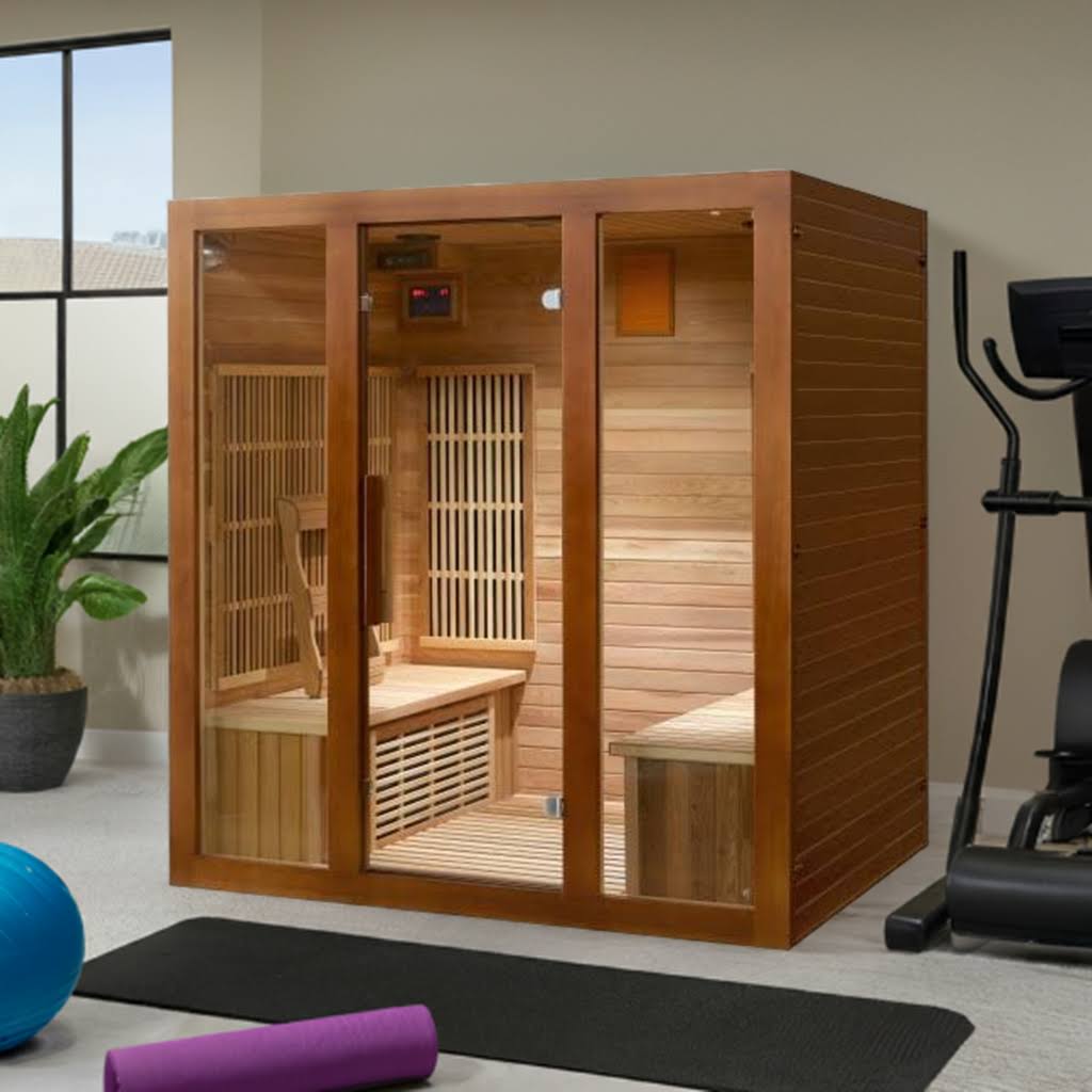 SunRay Roslyn 4-Person Indoor Infrared Sauna