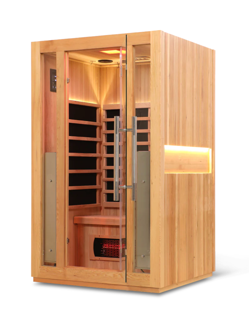 HealthSmart 2 Person Full Spectrum "Smart" WIFI Infrared Sauna