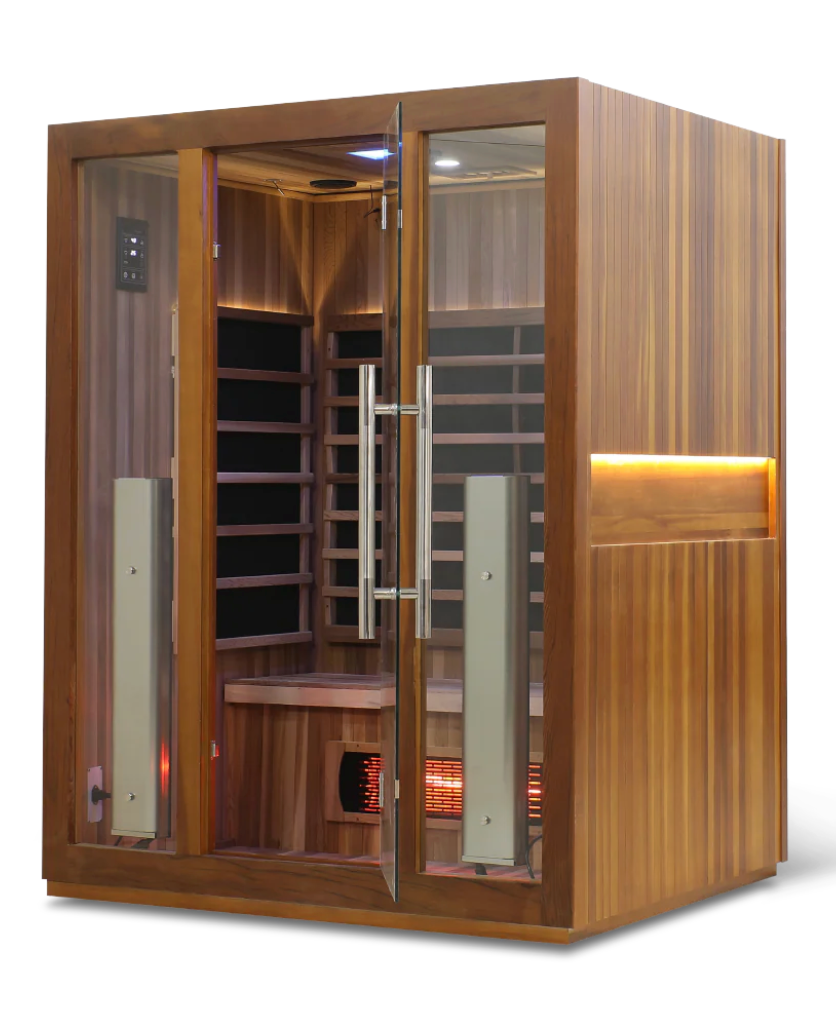 HealthSmart 3 Person Full Spectrum "Smart" WIFI Infrared Sauna