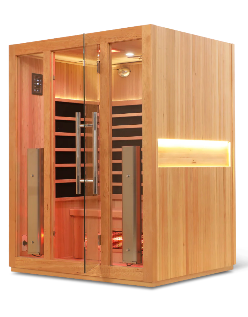 HealthSmart 3 Person Full Spectrum "Smart" WIFI Infrared Sauna