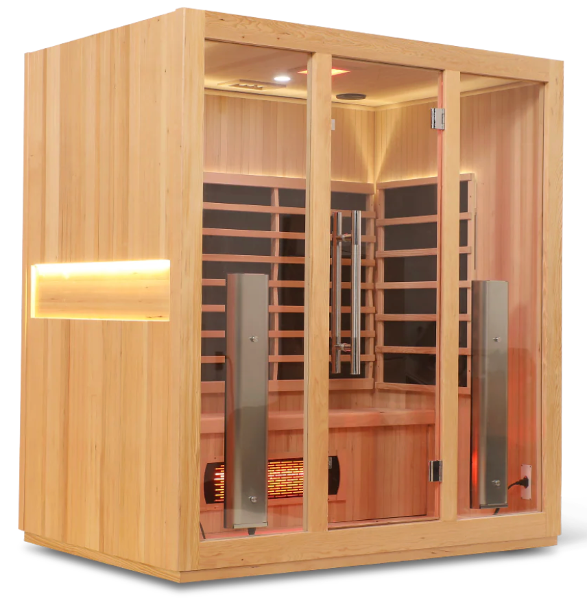 HealthSmart 4 Person Full Spectrum "Smart" WIFI Infrared Sauna