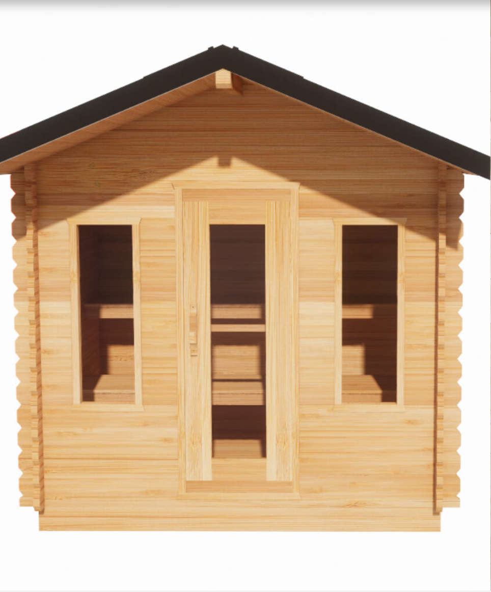 LeisureCraft Canadian Timber Palmer Cabin Sauna