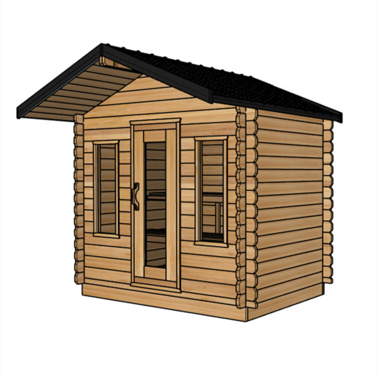 LeisureCraft Canadian Timber Palmer Cabin Sauna