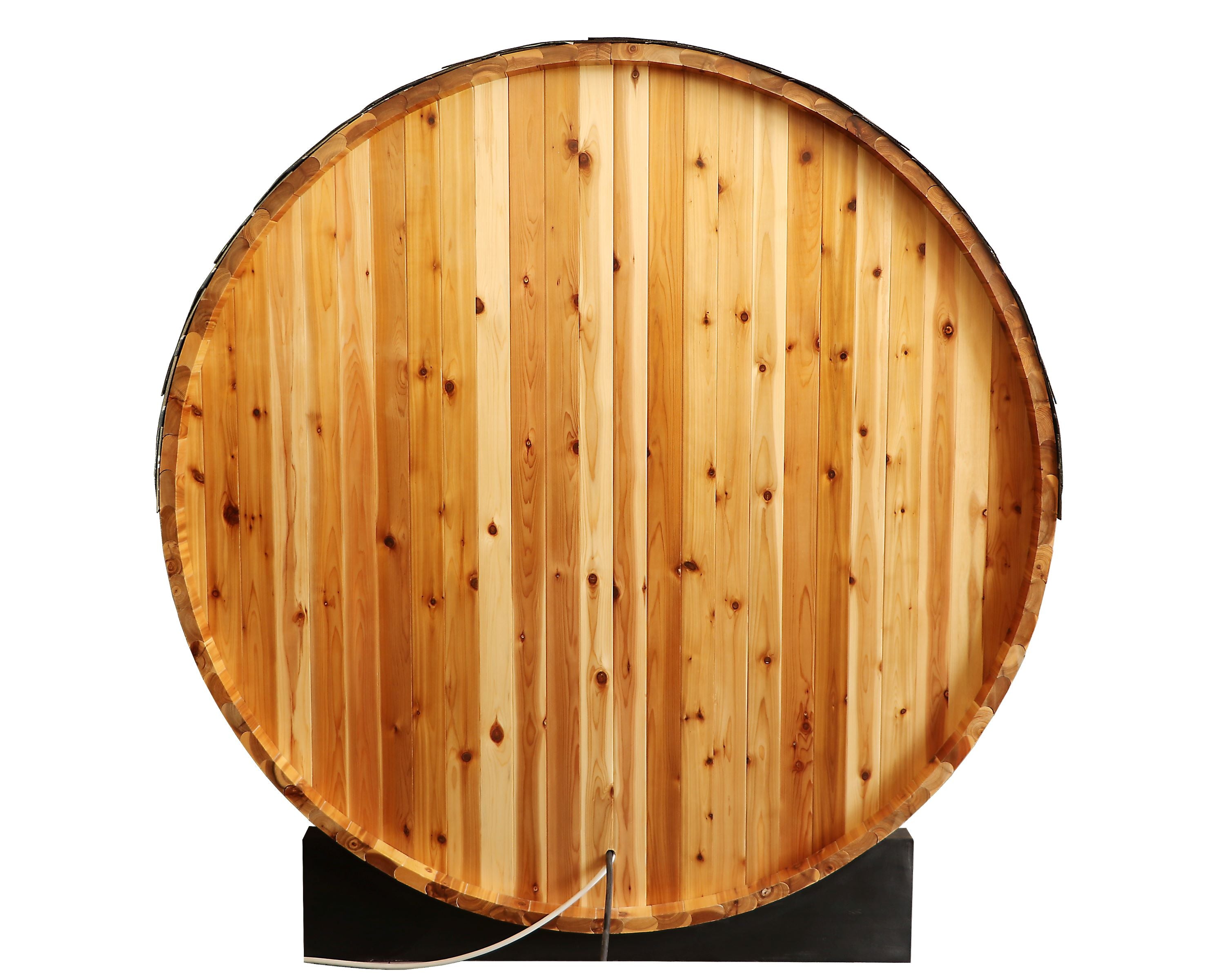 SunRay Aurora 2-4 Person Barrel Sauna with Harvia 6kW Heater