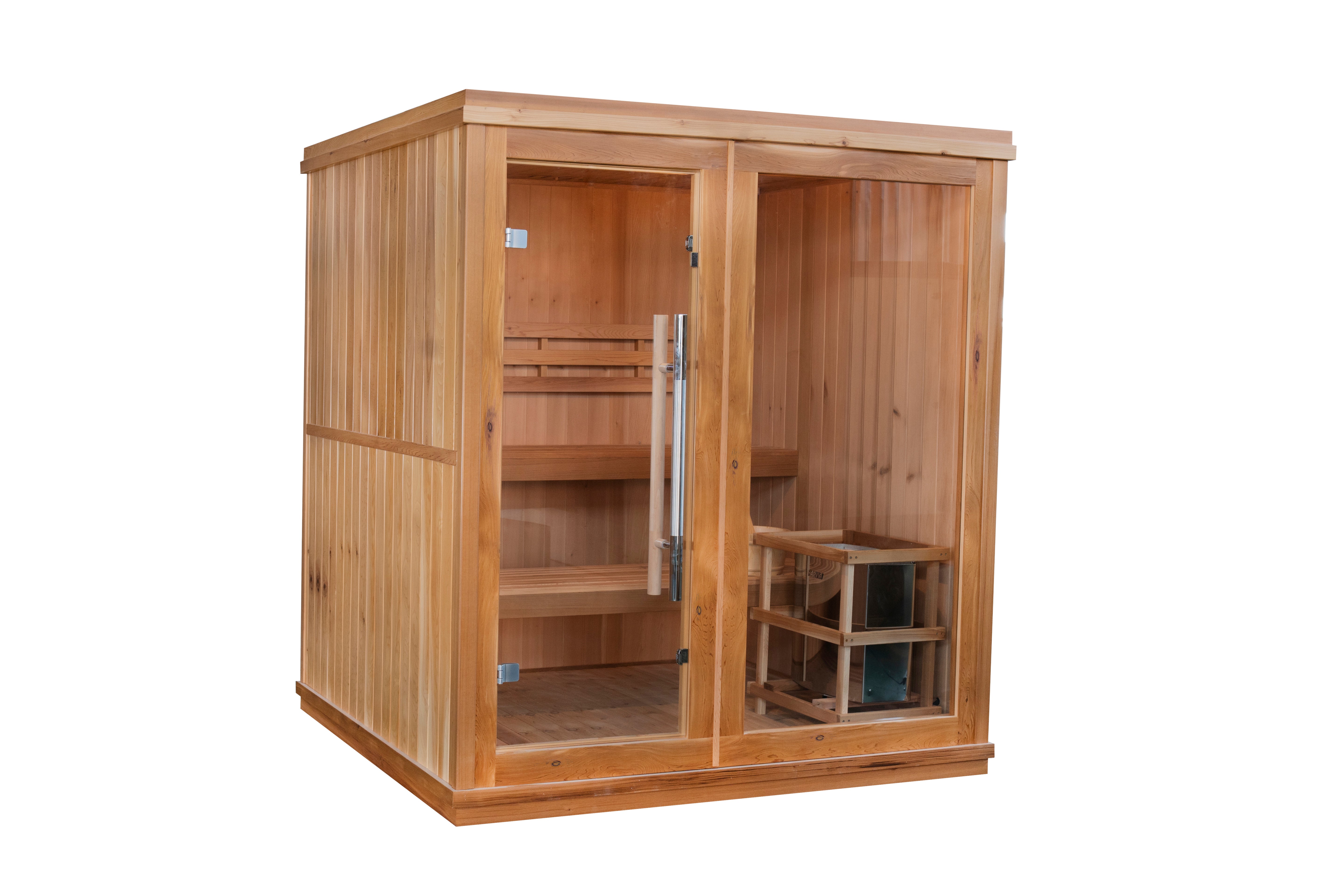 SunRay Charleston 4-Person Indoor Traditional Sauna