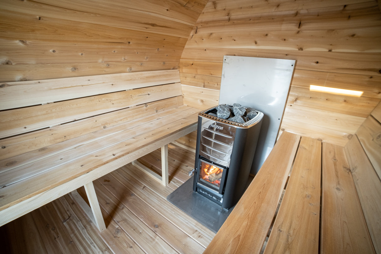 LeisureCraft Canadian Timber MiniPOD Outdoor Sauna