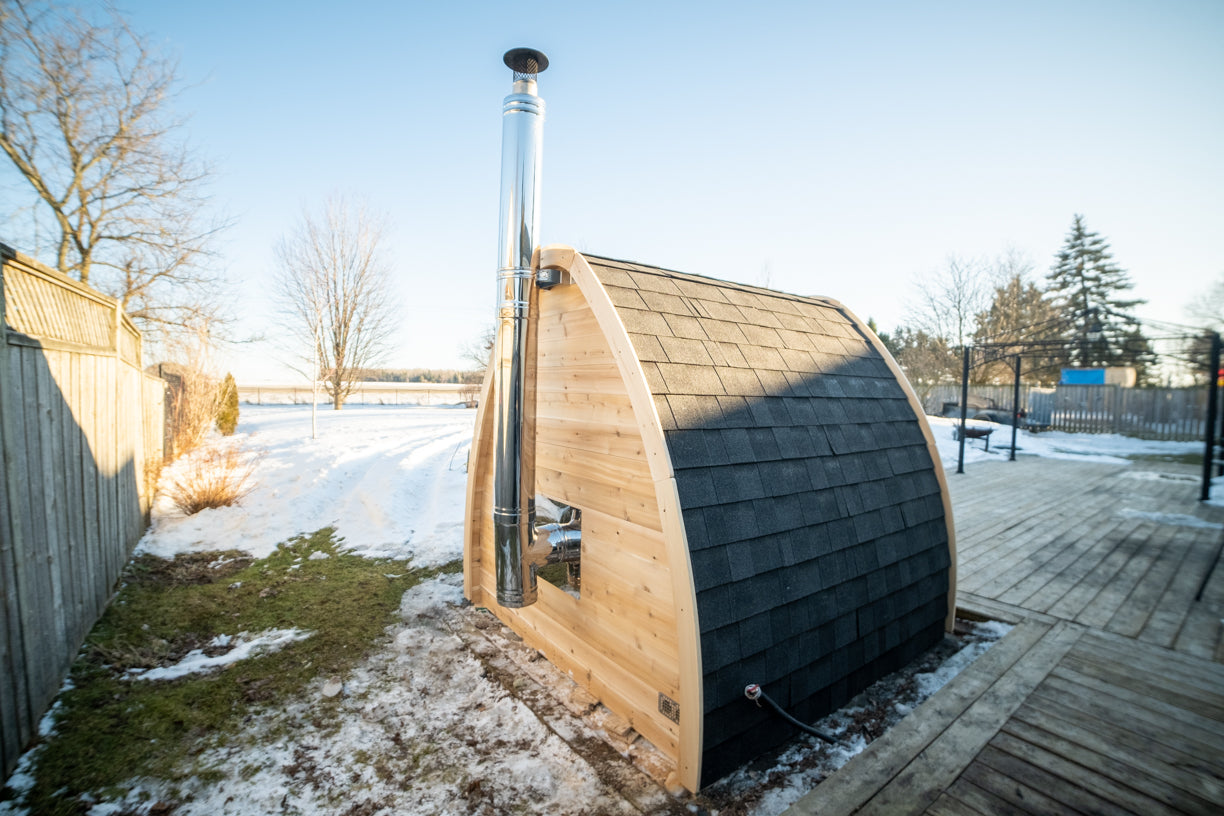 LeisureCraft Canadian Timber MiniPOD Outdoor Sauna