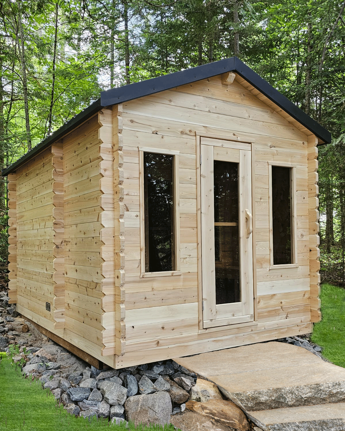 LeisureCraft Georgian Cabin Sauna with Changeroom