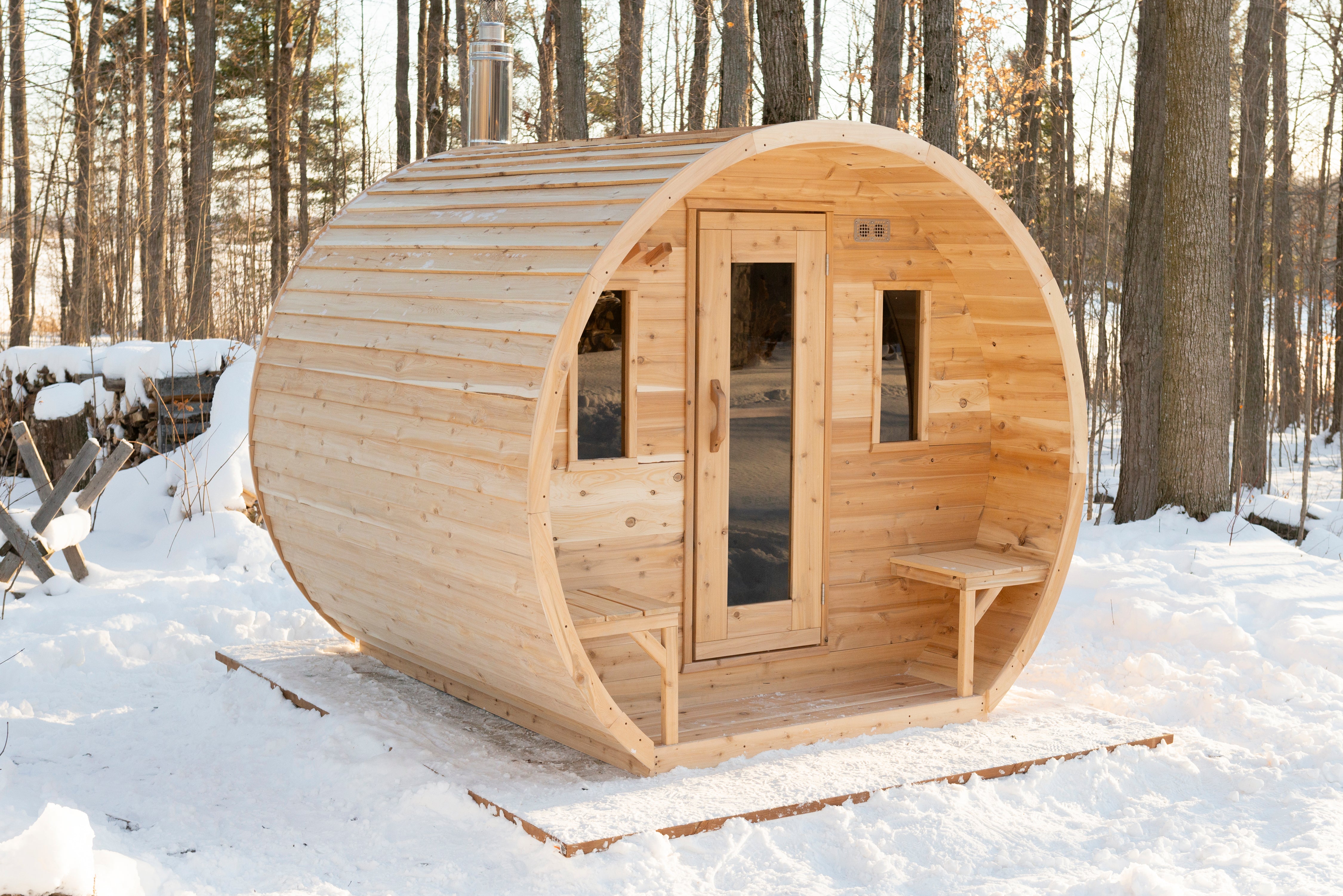 LeisureCraft Elation Barrel Sauna
