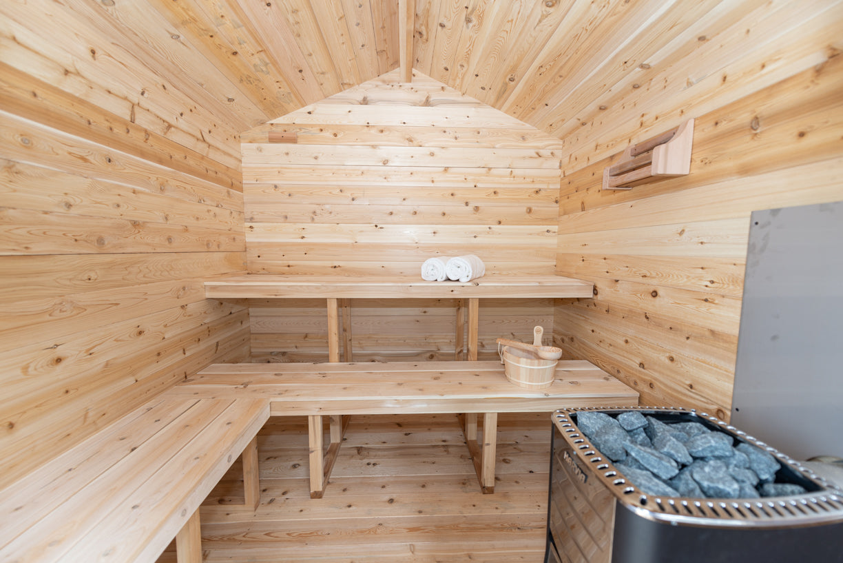 LeisureCraft Georgian Outdoor Cabin Sauna