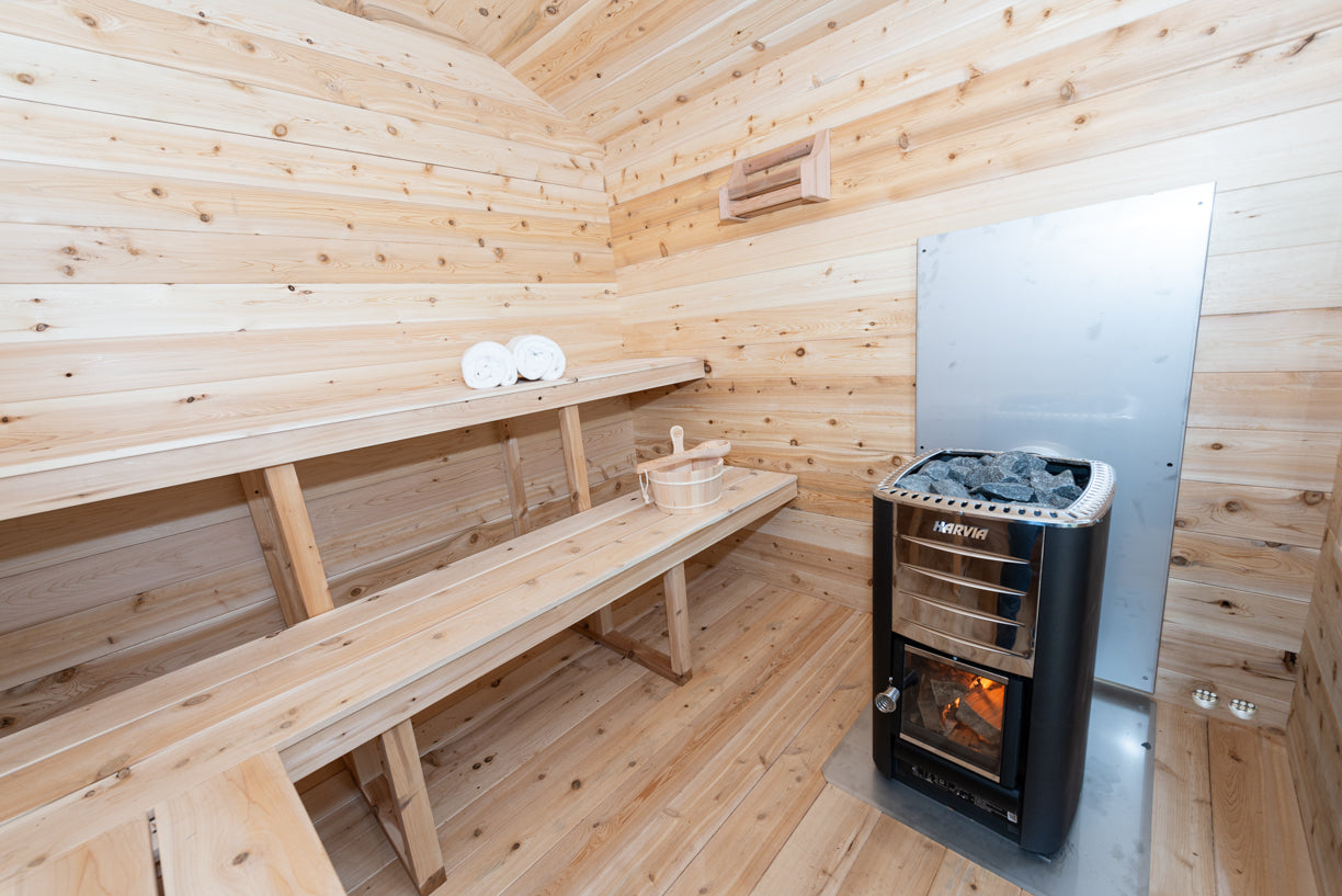 LeisureCraft Georgian Outdoor Cabin Sauna