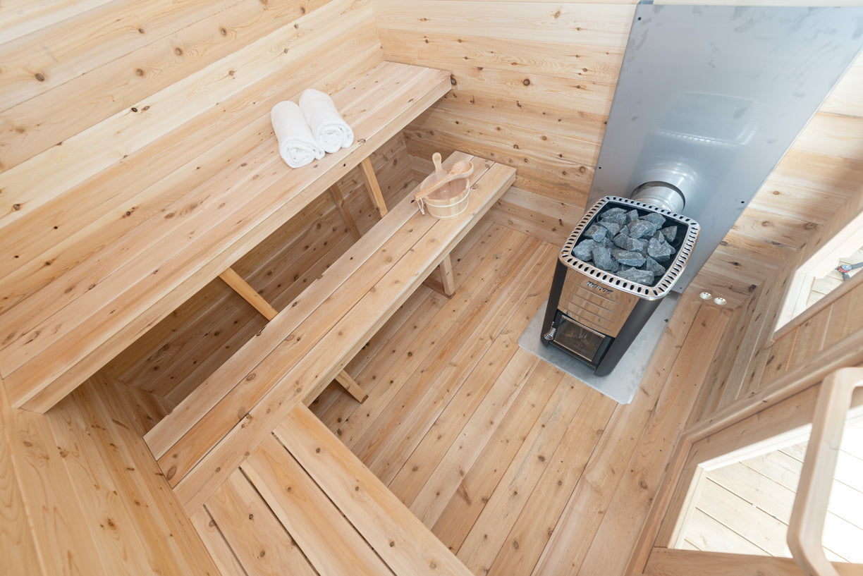 LeisureCraft Georgian Outdoor Cabin Sauna