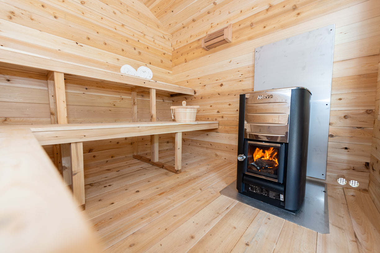 LeisureCraft Georgian Outdoor Cabin Sauna