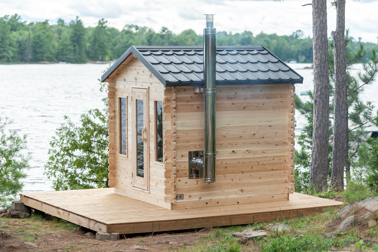 LeisureCraft Georgian Outdoor Cabin Sauna