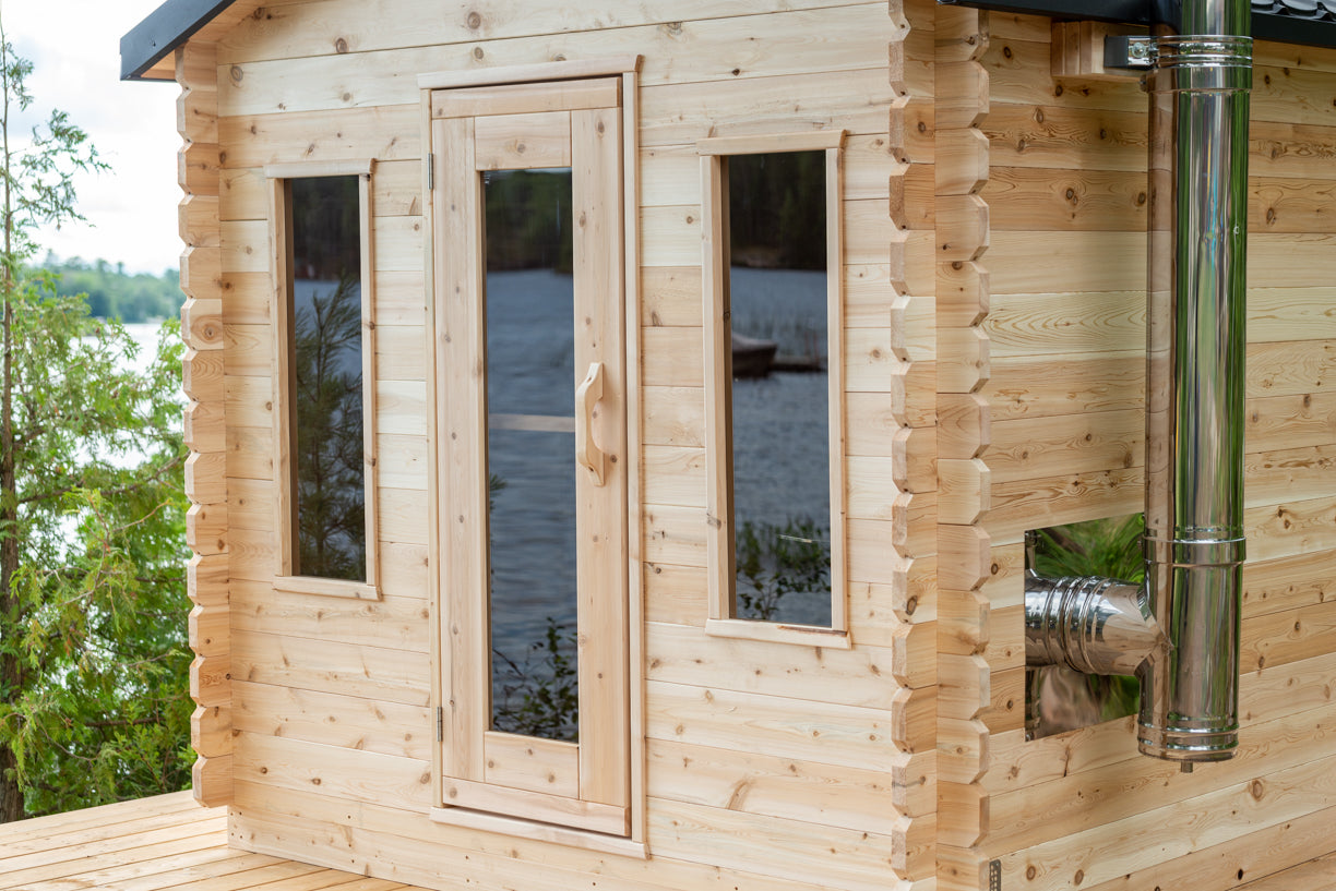 LeisureCraft Georgian Outdoor Cabin Sauna