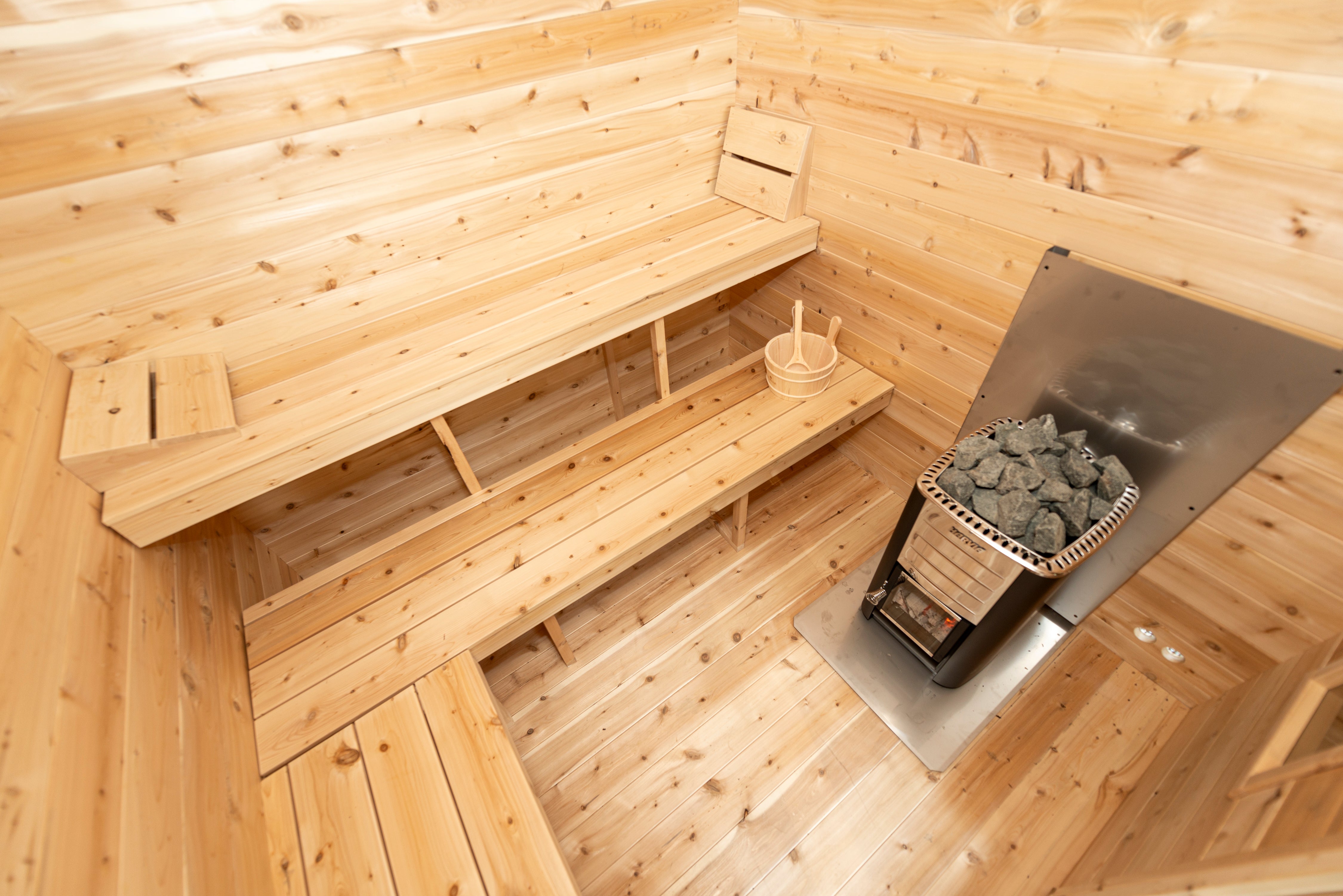 LeisureCraft Georgian Cabin Sauna with Changeroom