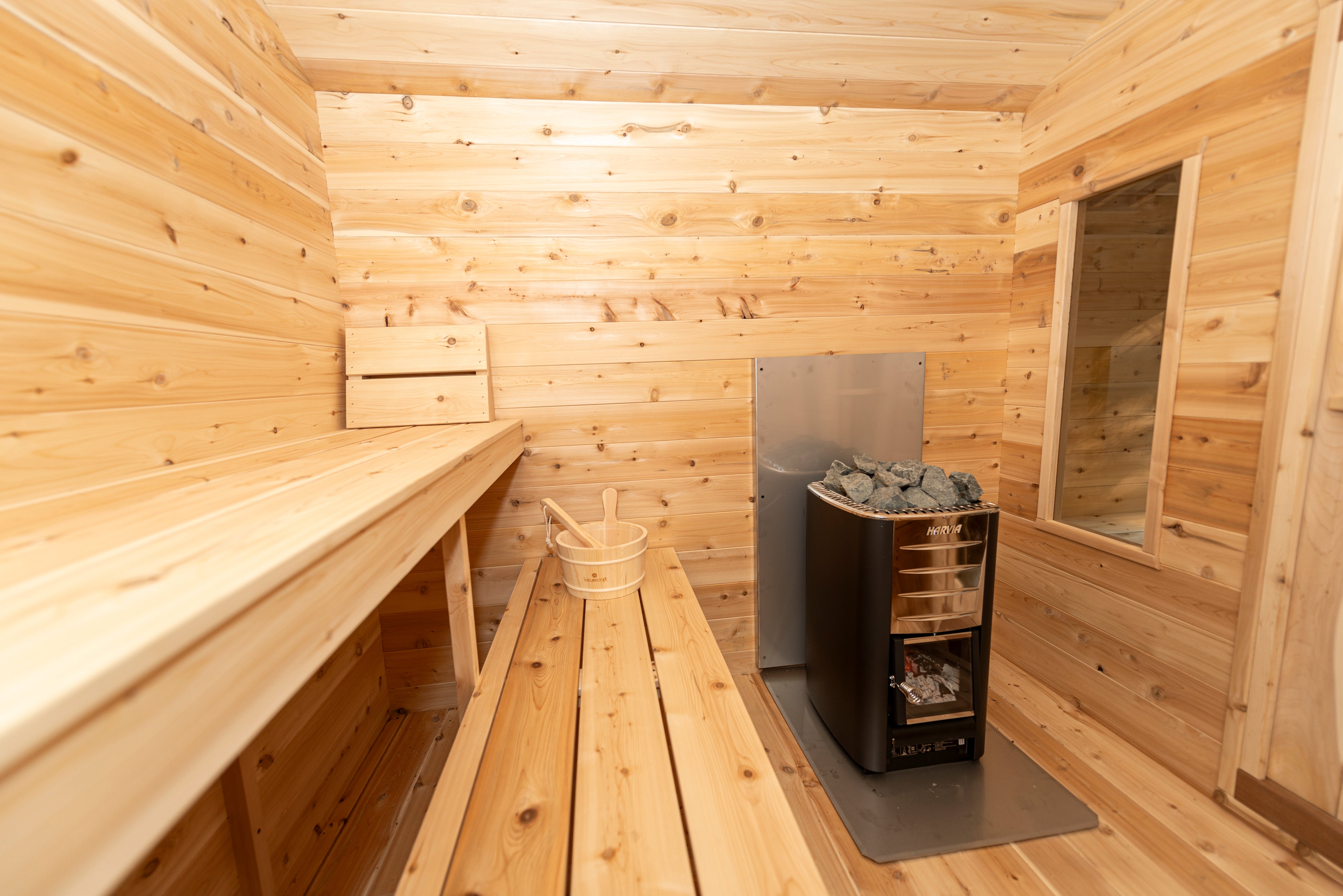 LeisureCraft Georgian Cabin Sauna with Changeroom