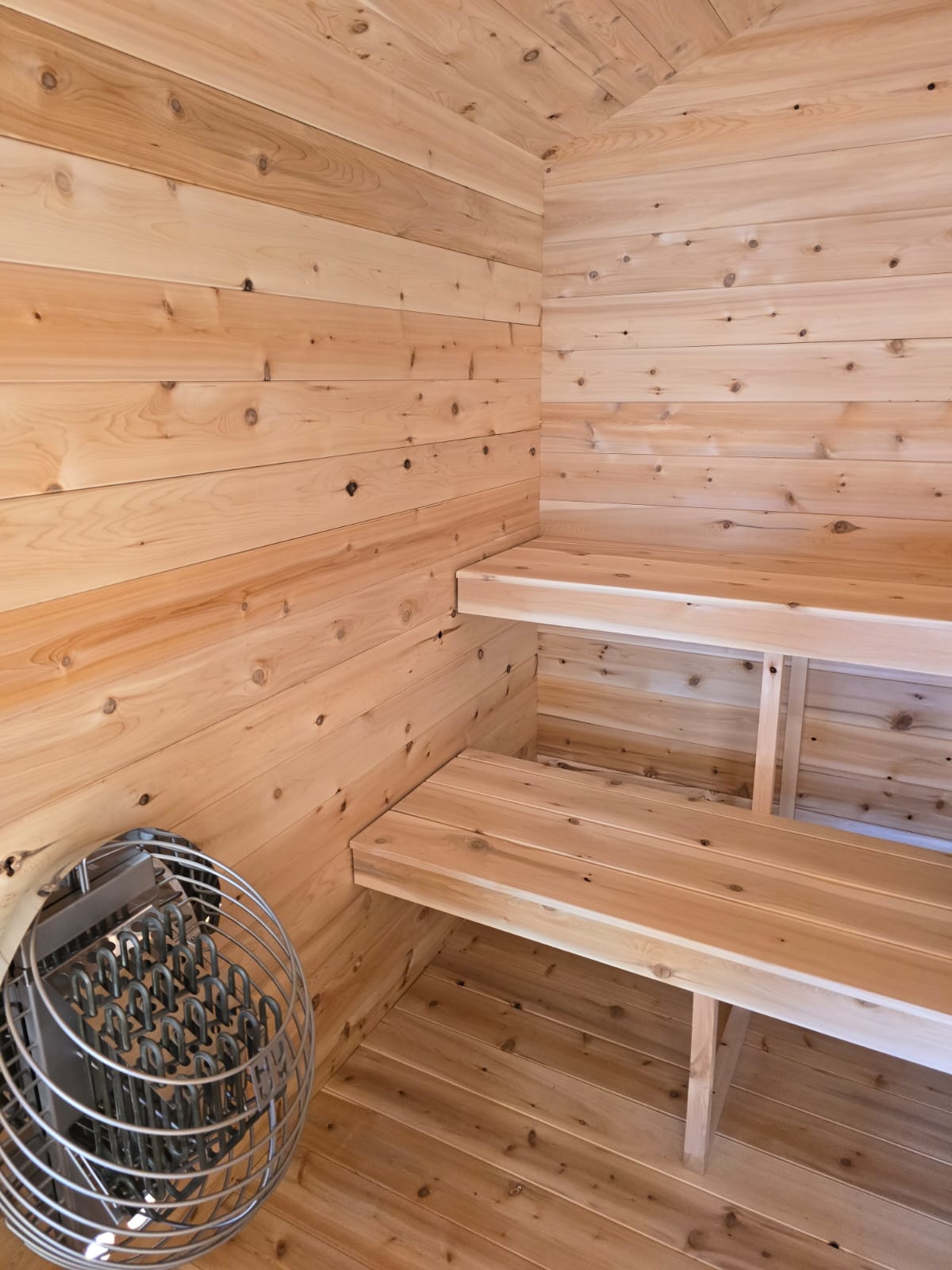 LeisureCraft Georgian Cabin Sauna with Porch