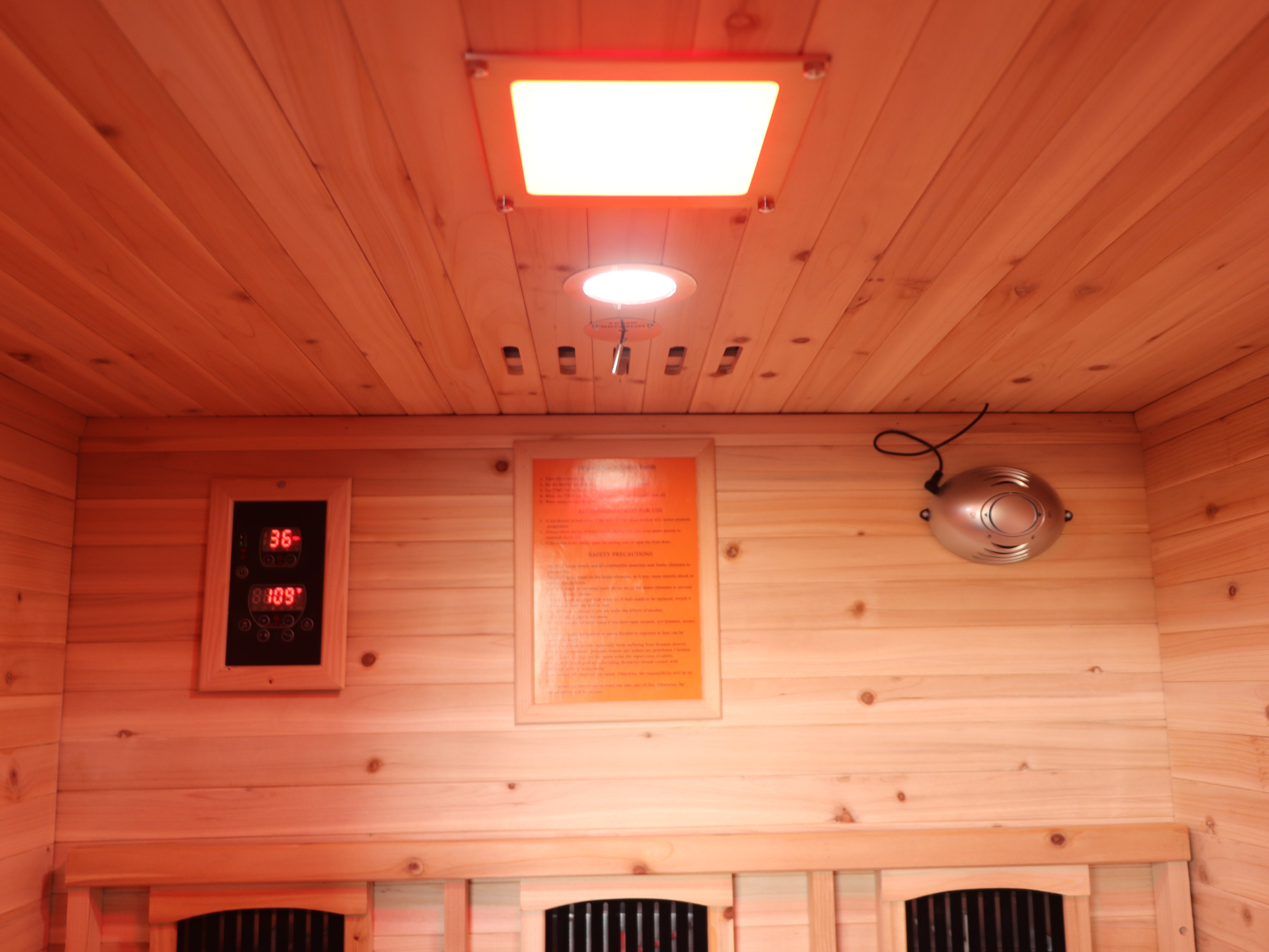 SunRay Burlington 2-Person Outdoor Infrared Sauna