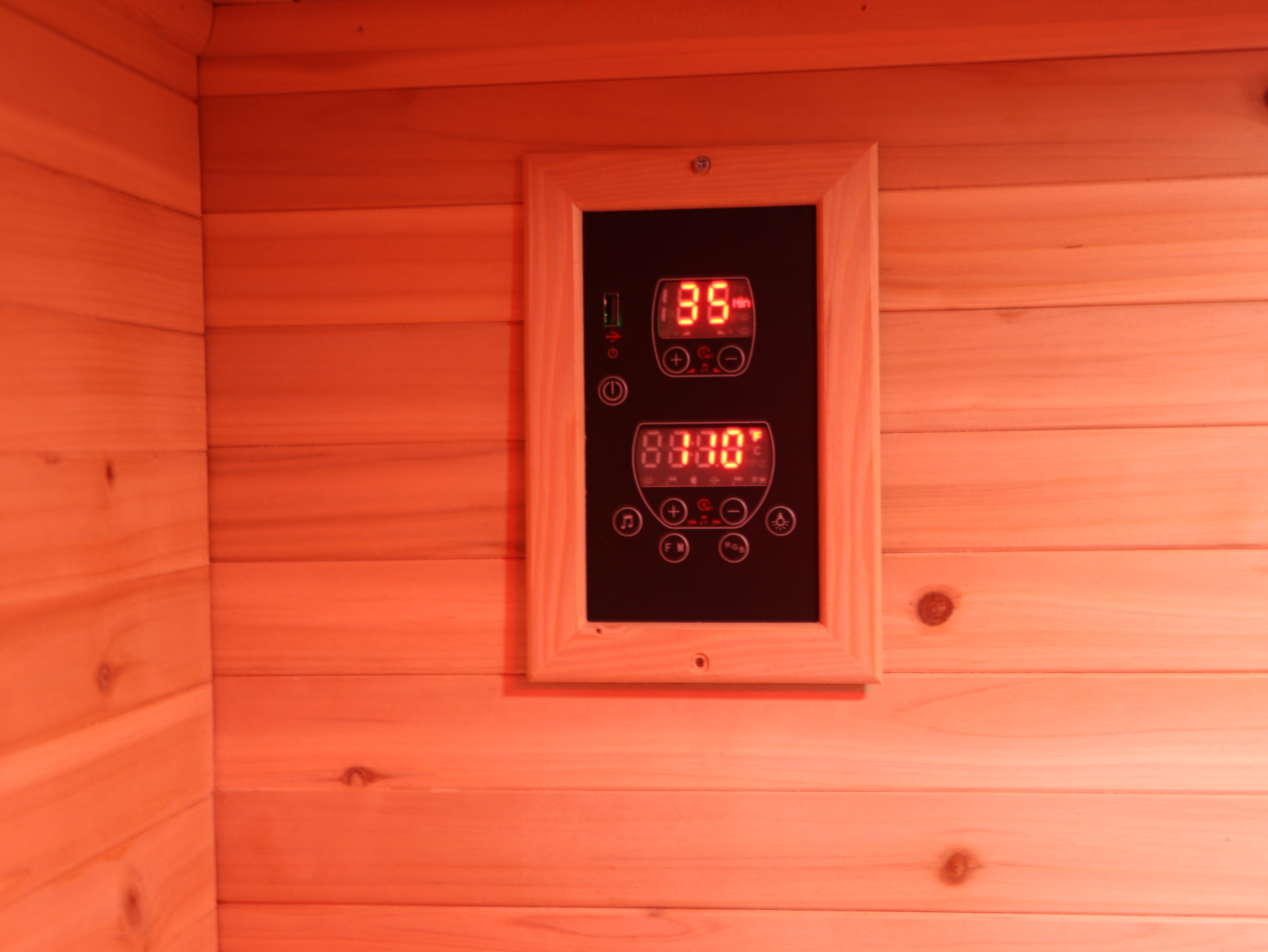 SunRay Burlington 2-Person Outdoor Infrared Sauna