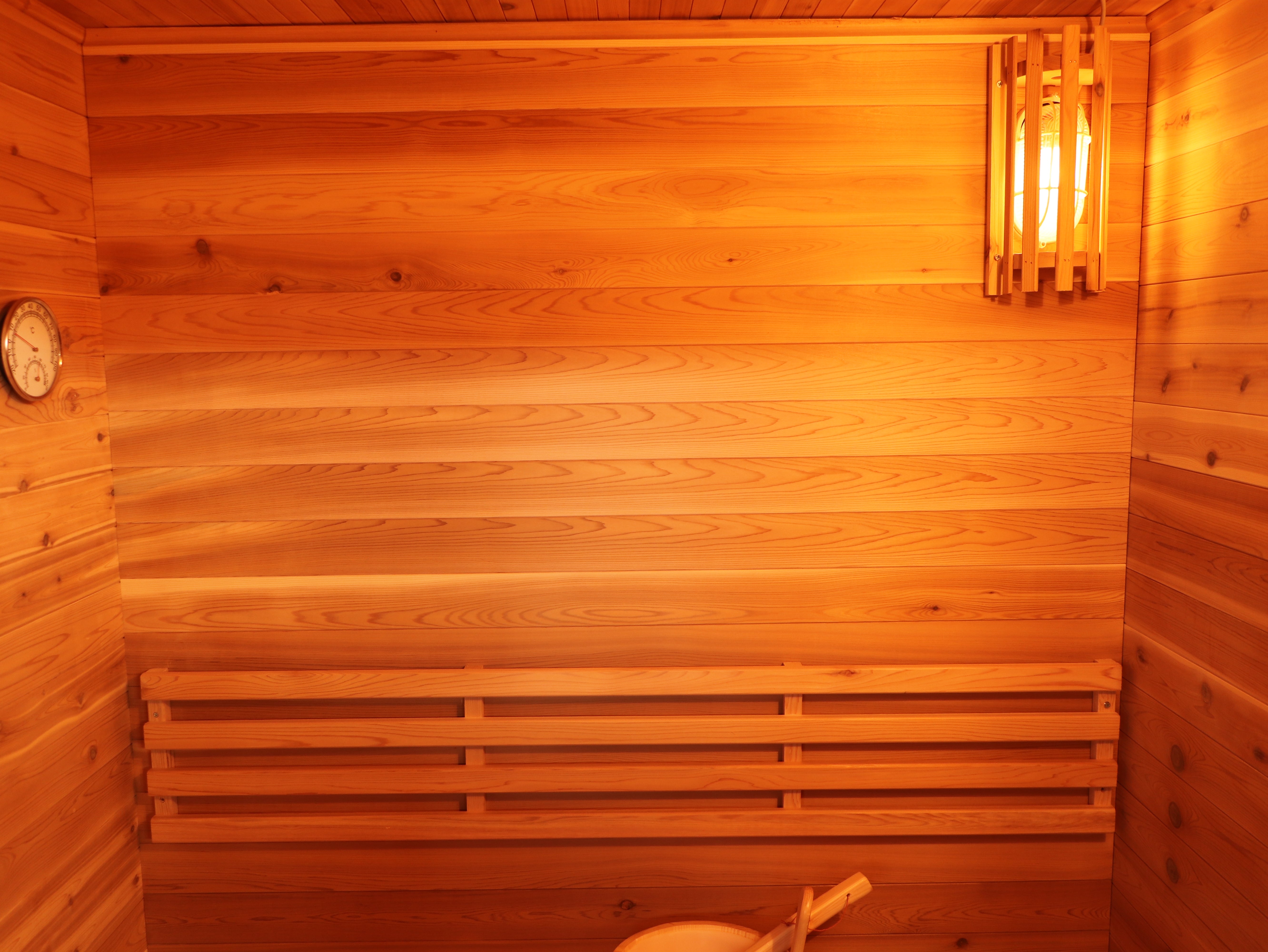 SunRay Seneca 3-Person Contemporary Outdoor Sauna With Harvia Heater