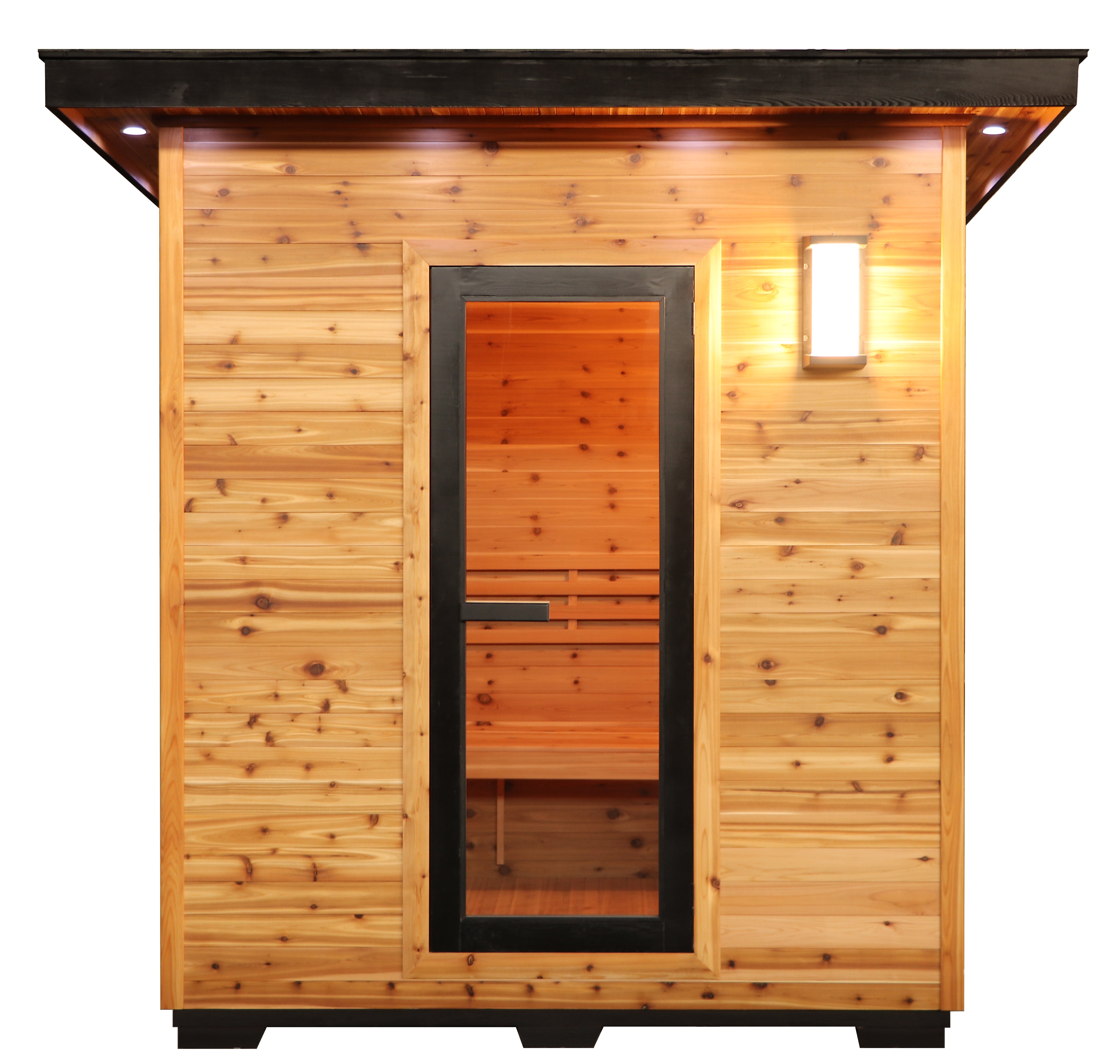 SunRay Denali 4-Person Contemporary Outdoor Sauna