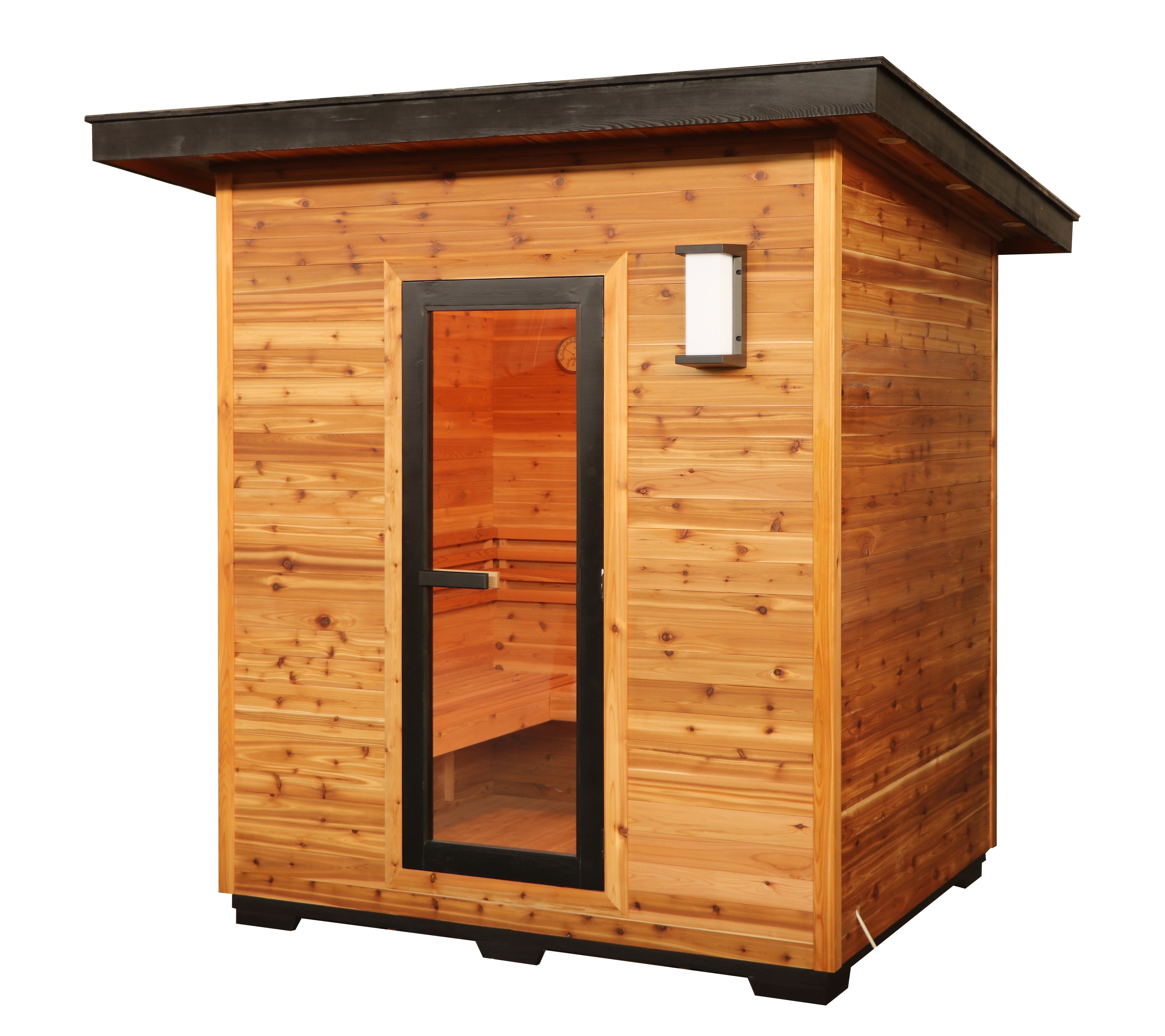 SunRay Denali 4-Person Contemporary Outdoor Sauna
