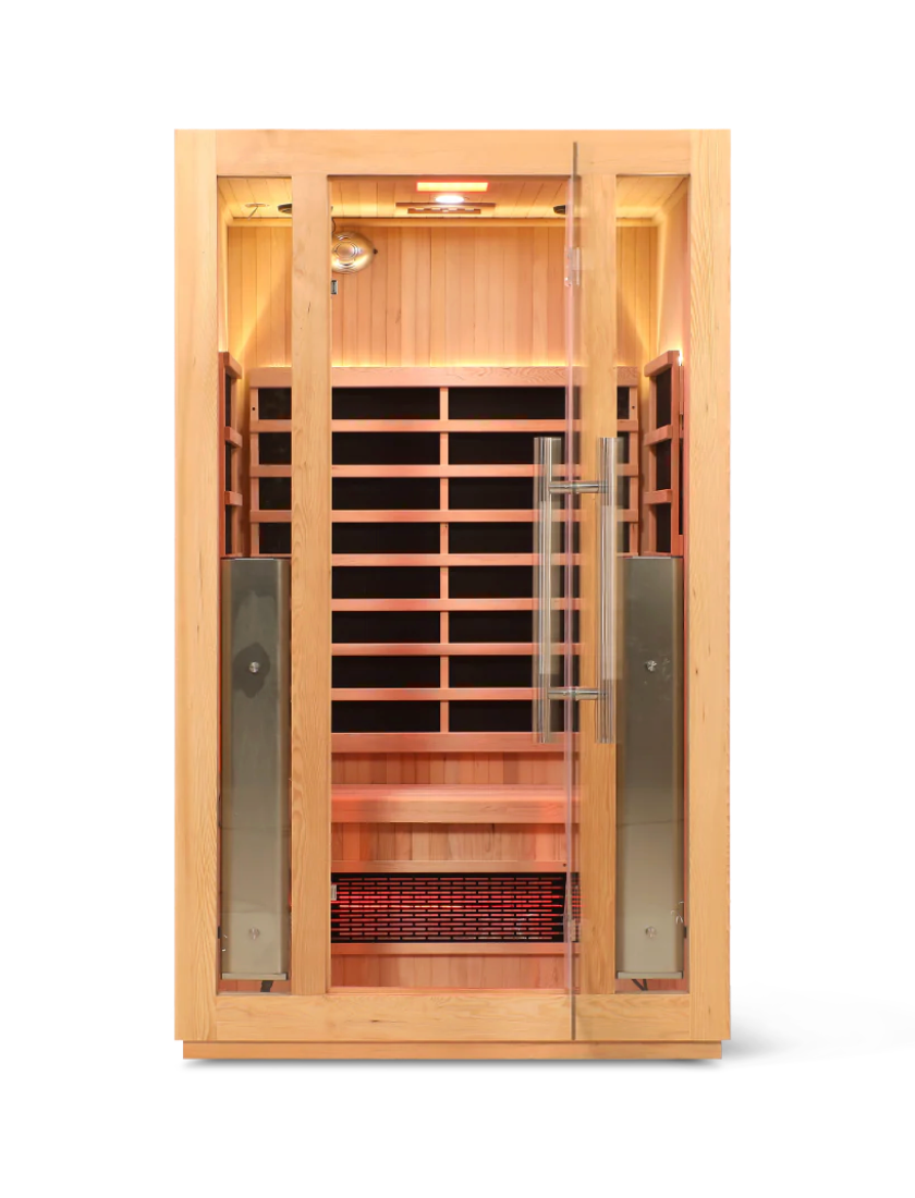 HealthSmart 2 Person Full Spectrum "Smart" WIFI Infrared Sauna