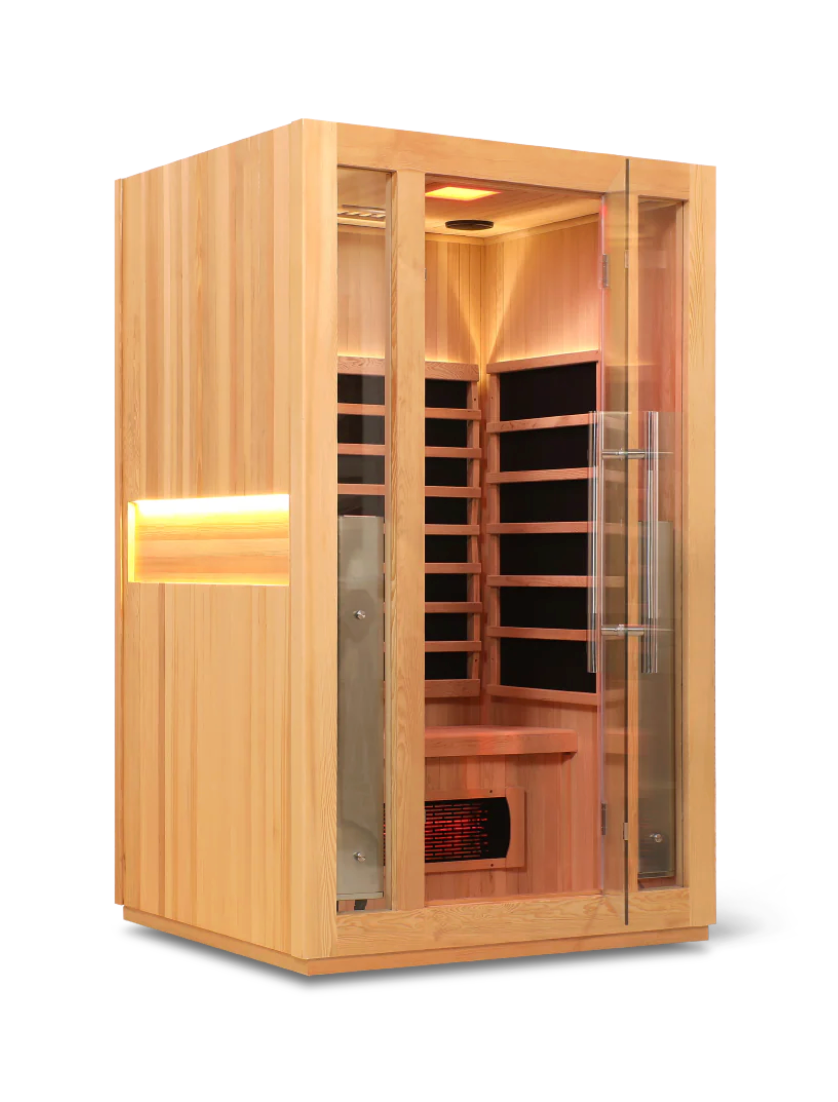 HealthSmart 2 Person Full Spectrum "Smart" WIFI Infrared Sauna