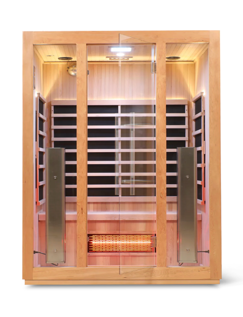 HealthSmart 3 Person Full Spectrum "Smart" WIFI Infrared Sauna