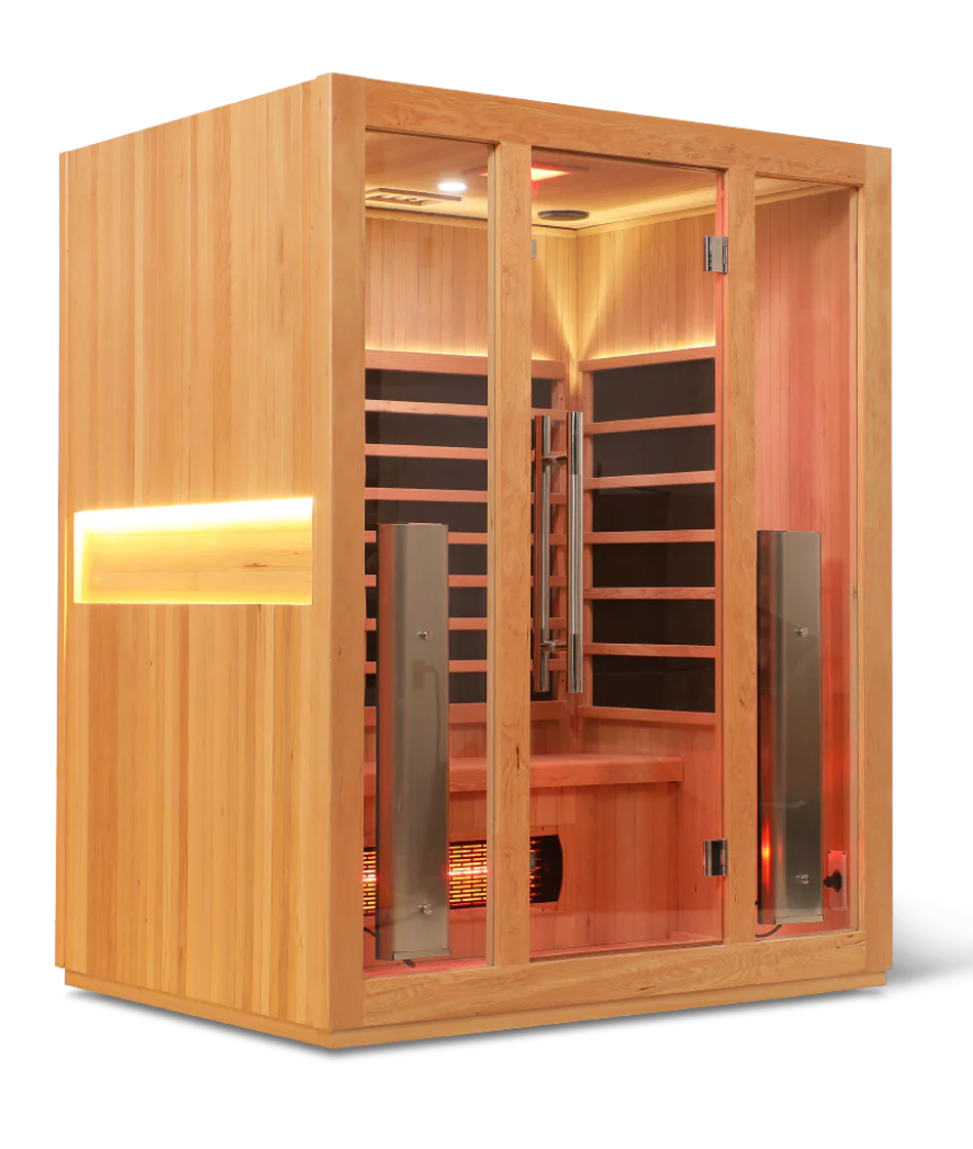 HealthSmart 3 Person Full Spectrum "Smart" WIFI Infrared Sauna