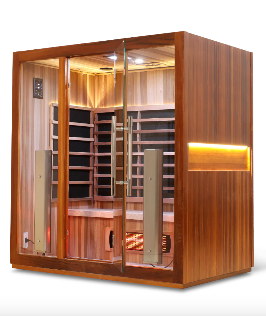 HealthSmart 4 Person Full Spectrum "Smart" WIFI Infrared Sauna