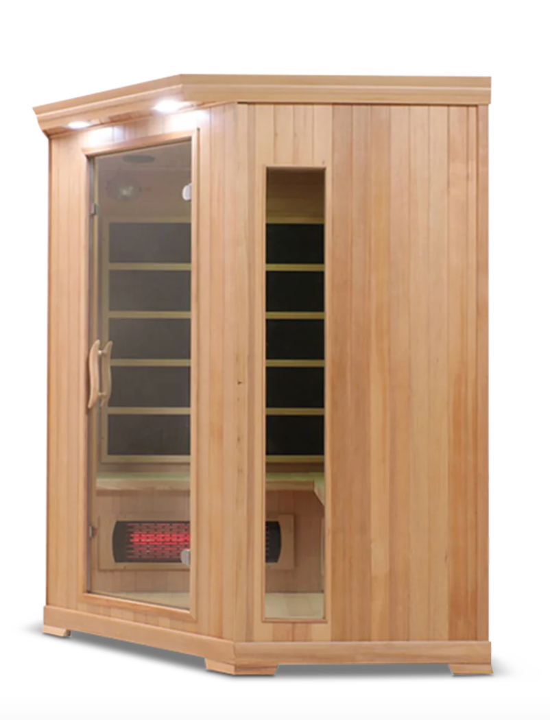 HealthSmart 4 Person Full Spectrum Corner Infrared Sauna