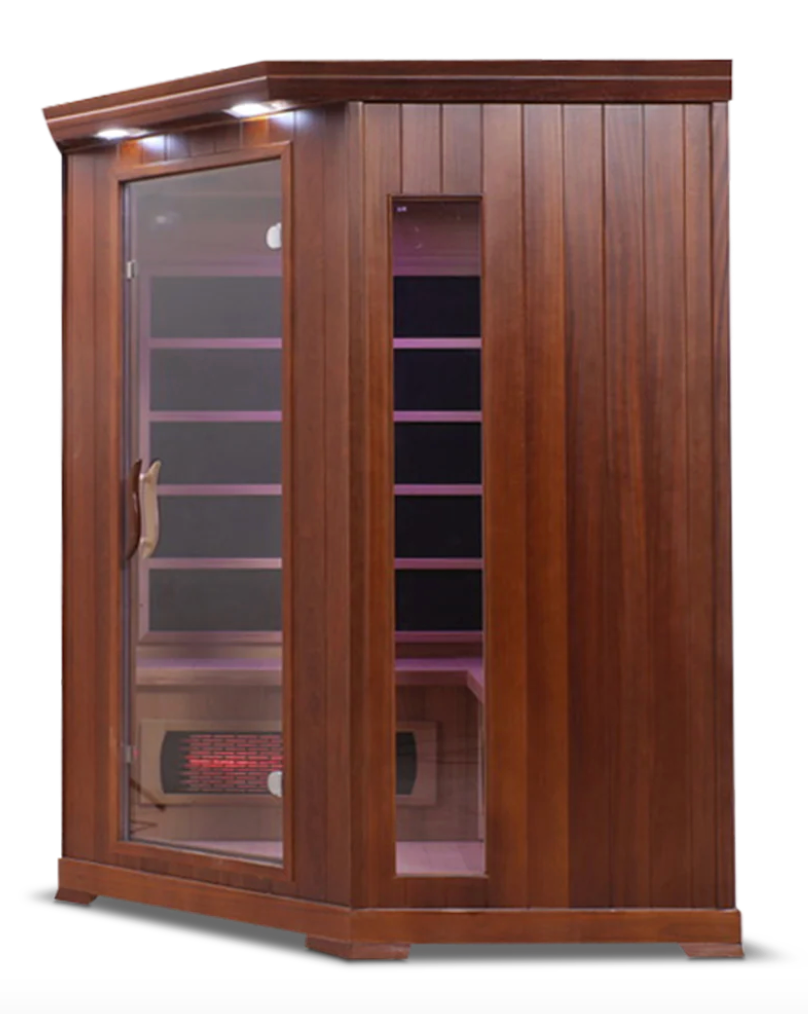 HealthSmart 4 Person Full Spectrum Corner Infrared Sauna