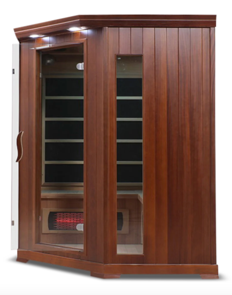 HealthSmart 4 Person Full Spectrum Corner Infrared Sauna